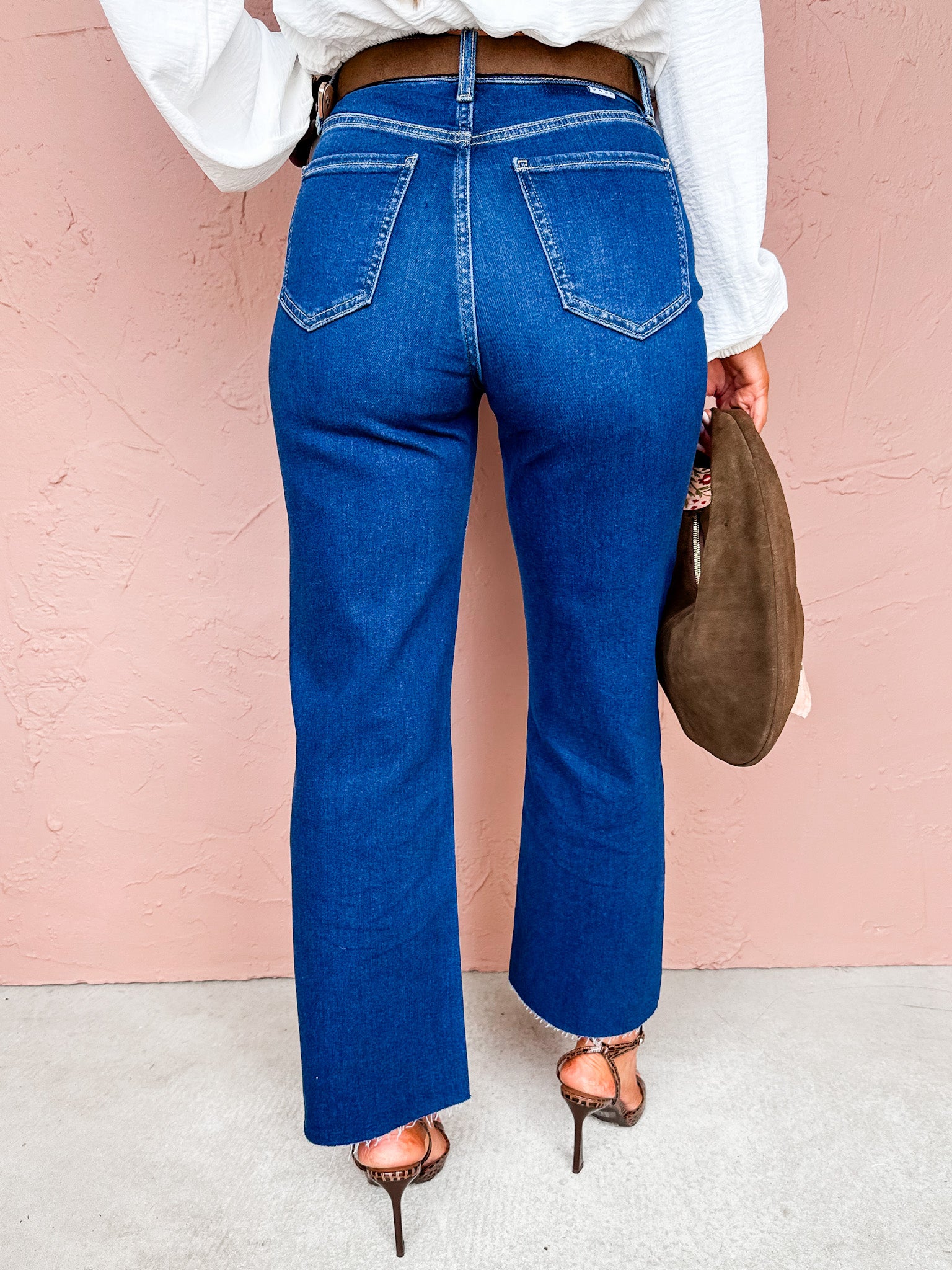 [DAZE] Pleaser Wide Ankle Jeans-Magic Hour