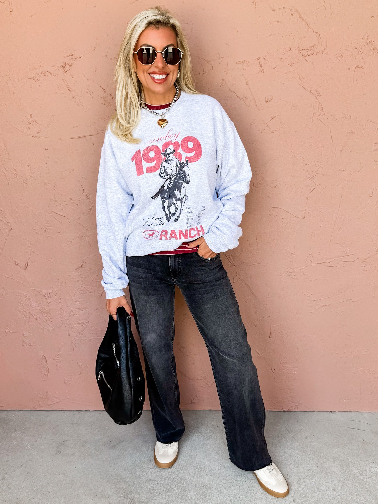 Cowboy 1989 Ranch Graphic Sweatshirt