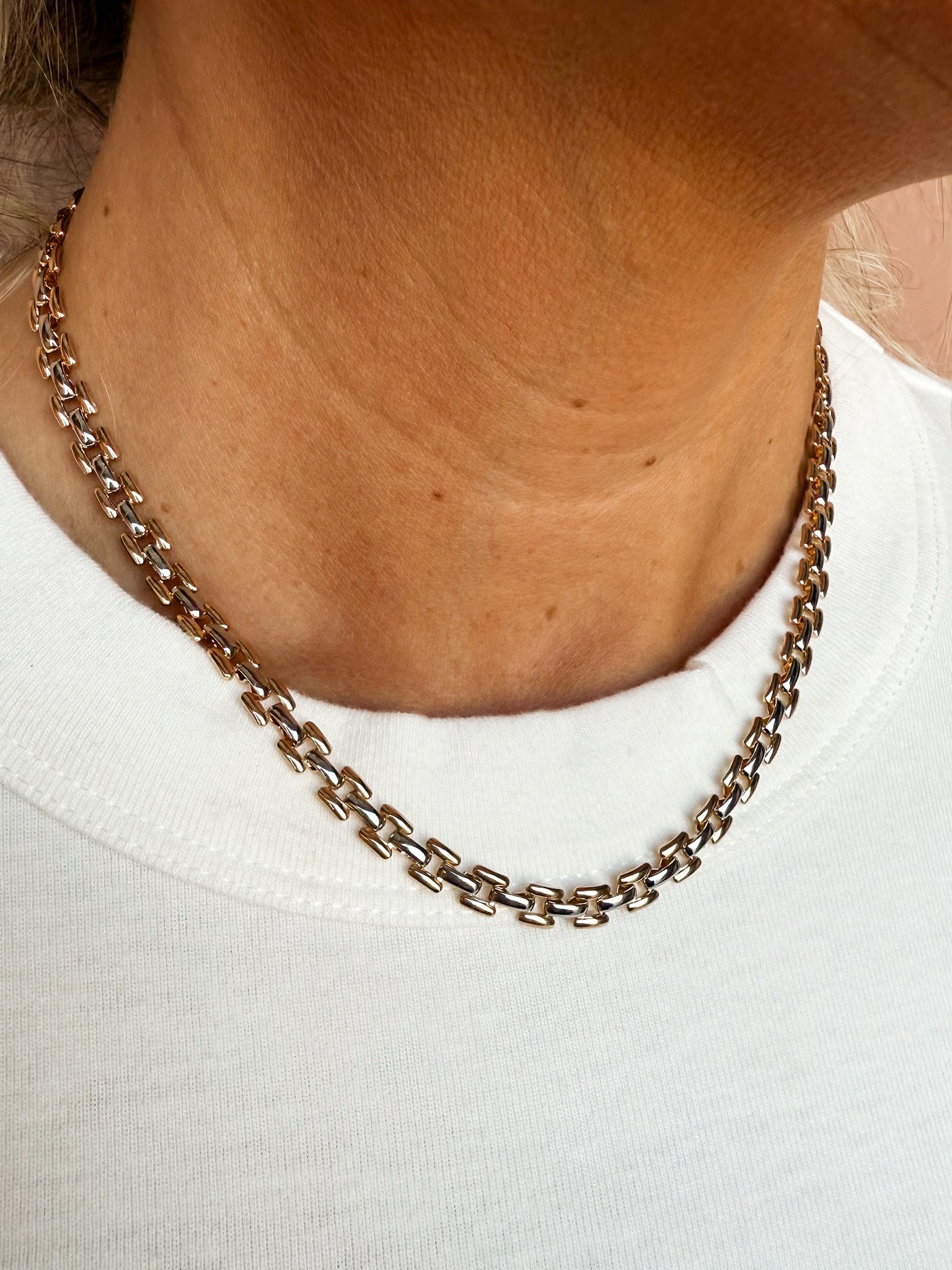 Enough Time Choker Necklace