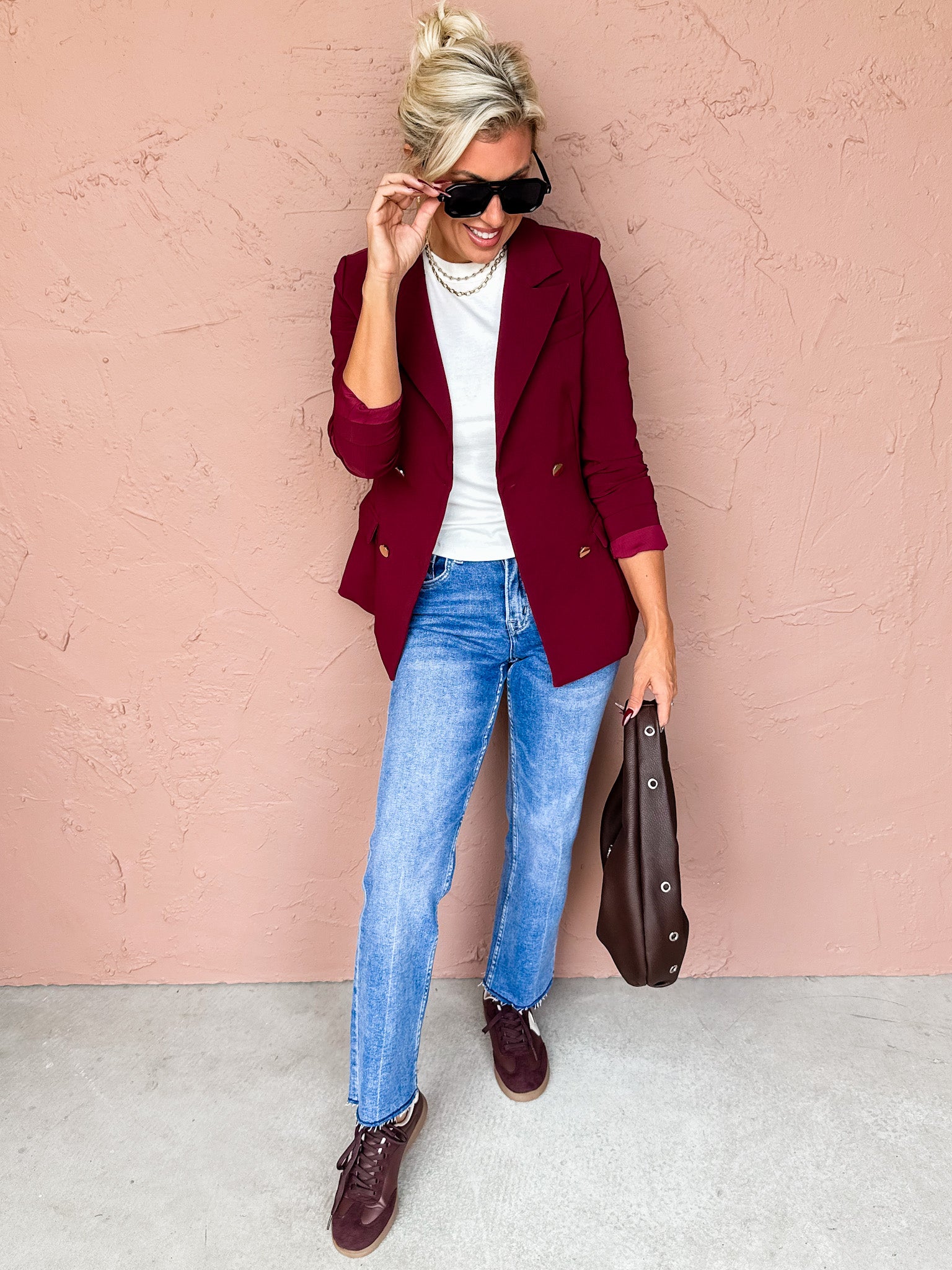 My Energy Double Breasted Belted Jacket