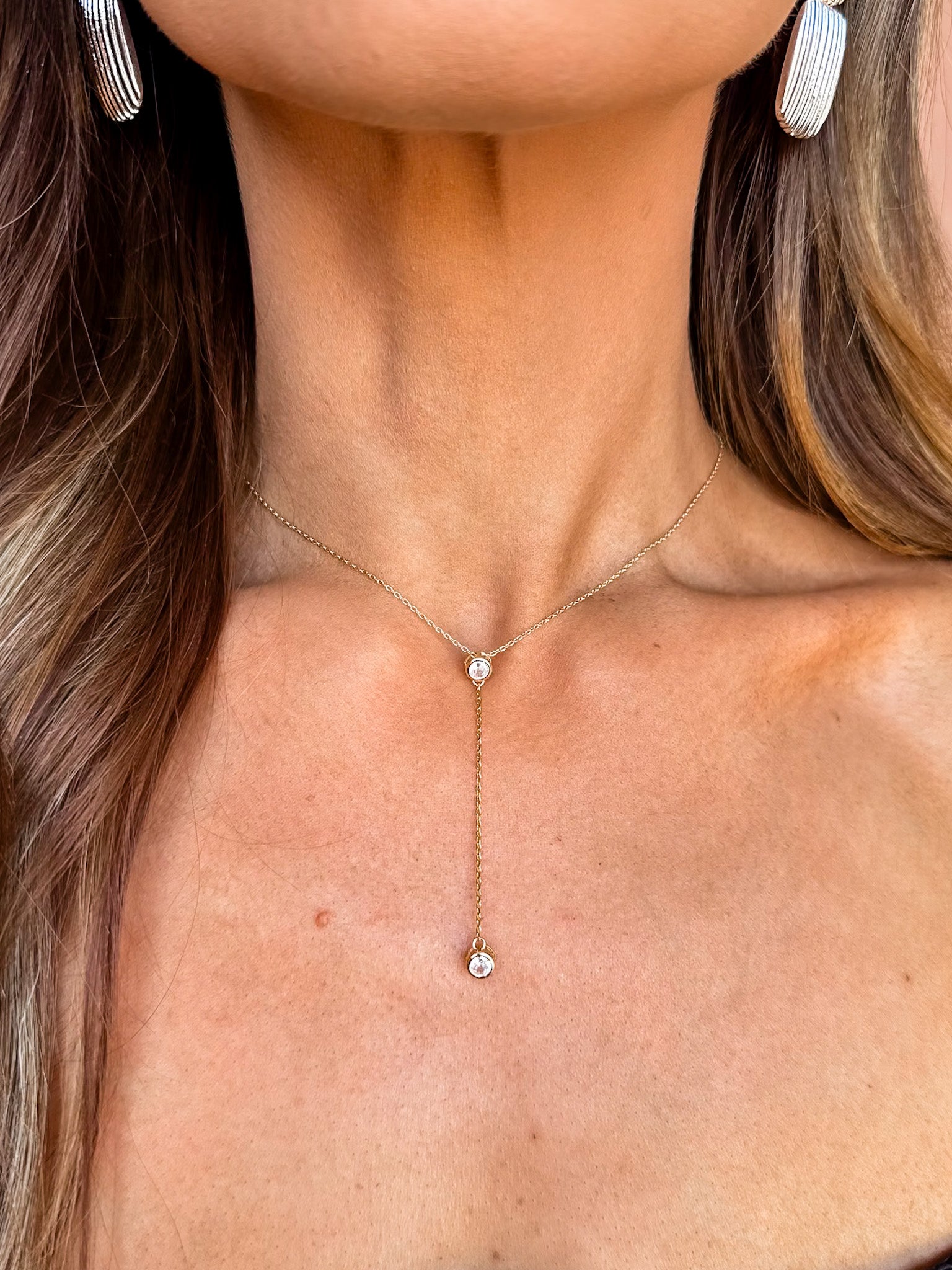 Ranger Stud Lariat Y Chain Necklace