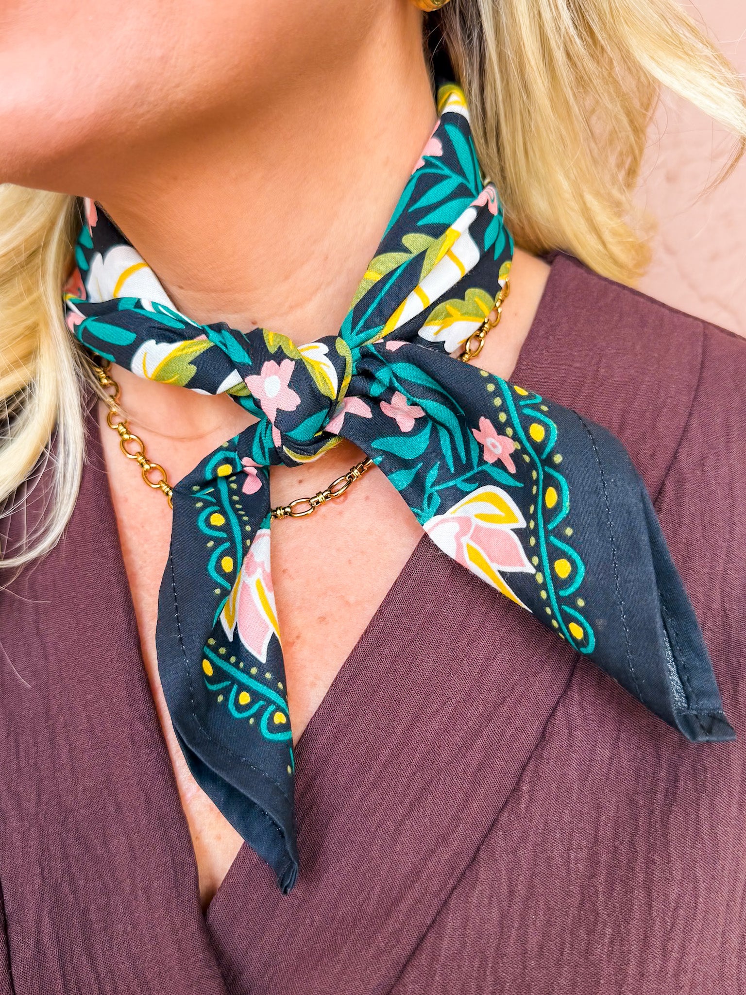 Wild Willow Printed Bandana