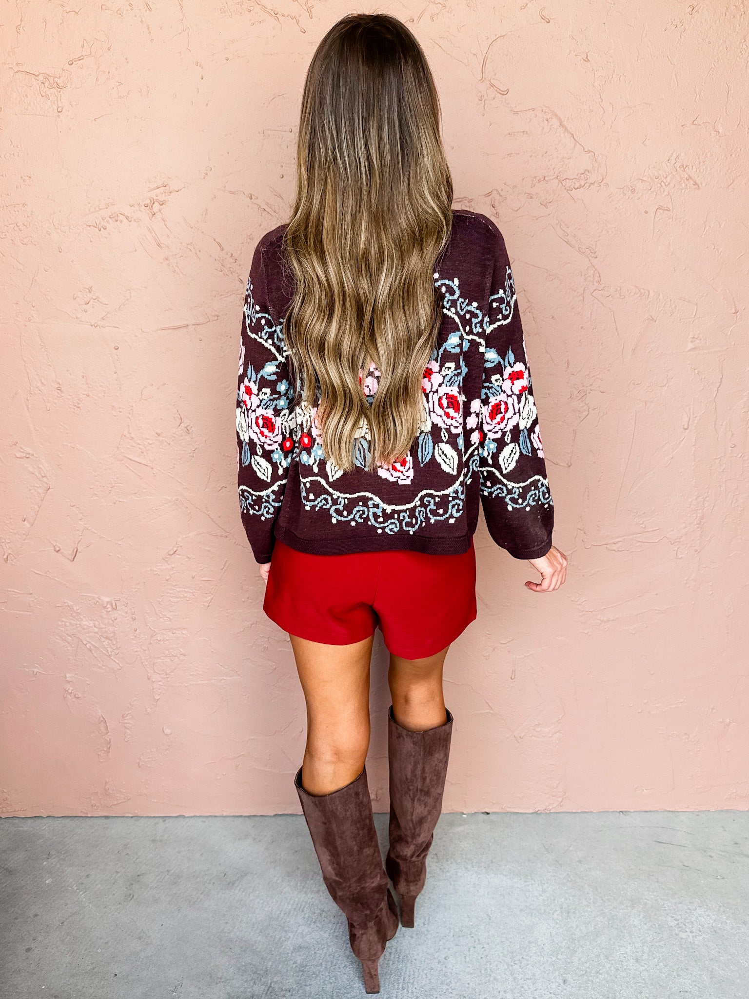 Lana Floral Knit Cardigan