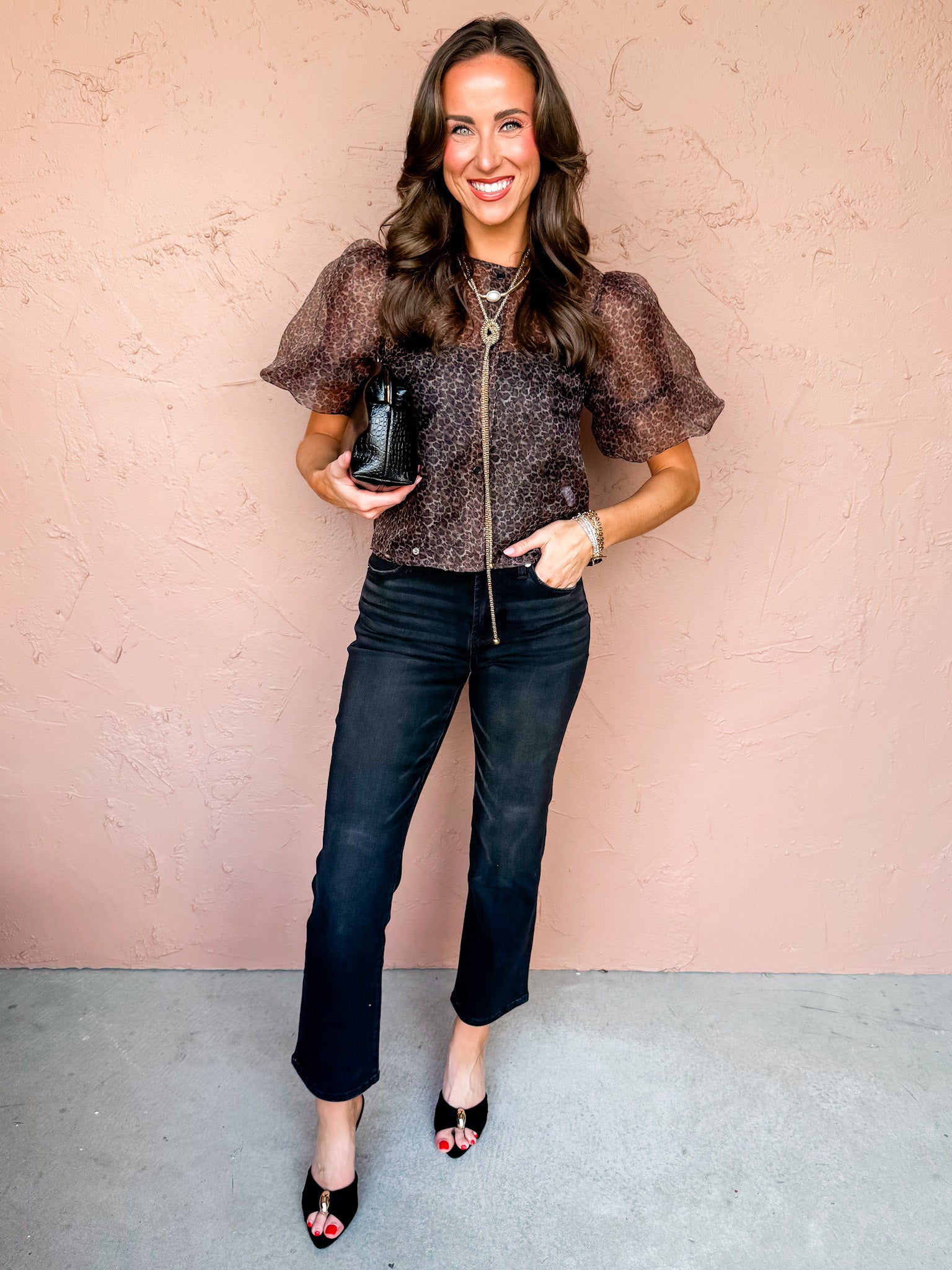 Wild Edge Sheer Mesh Top