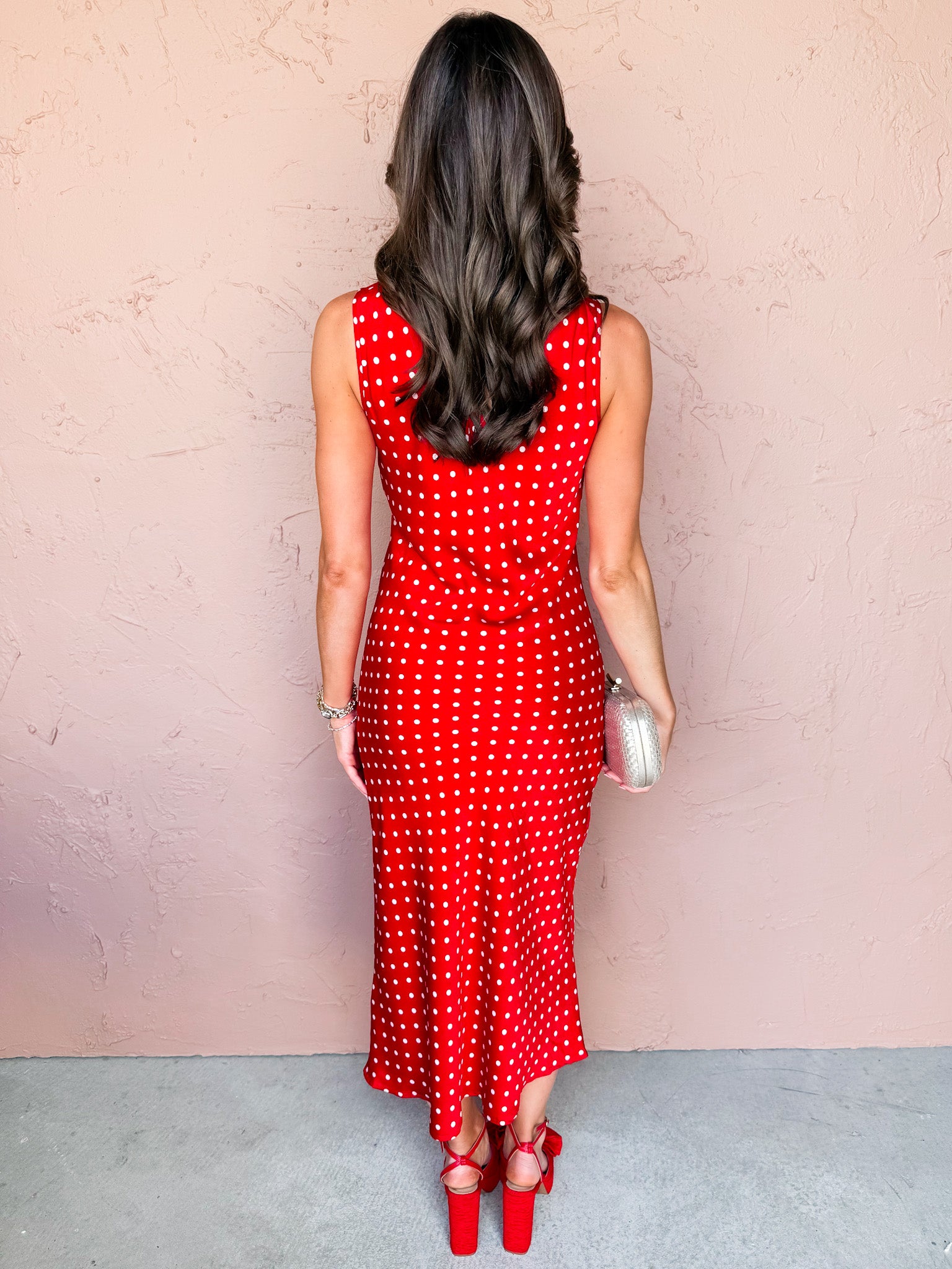 Willa Polka Dot Midi Dress