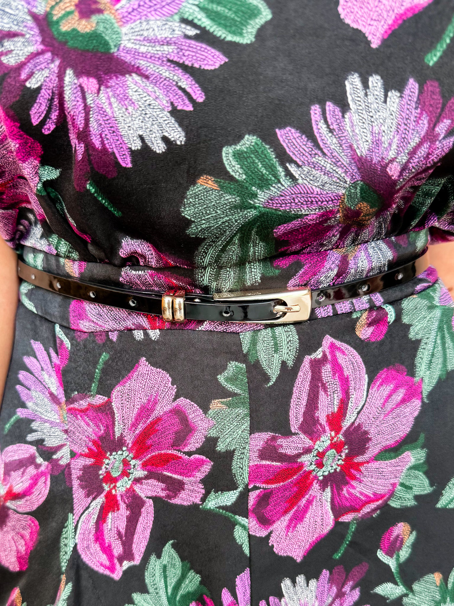 Ally Skinny Belt-Black