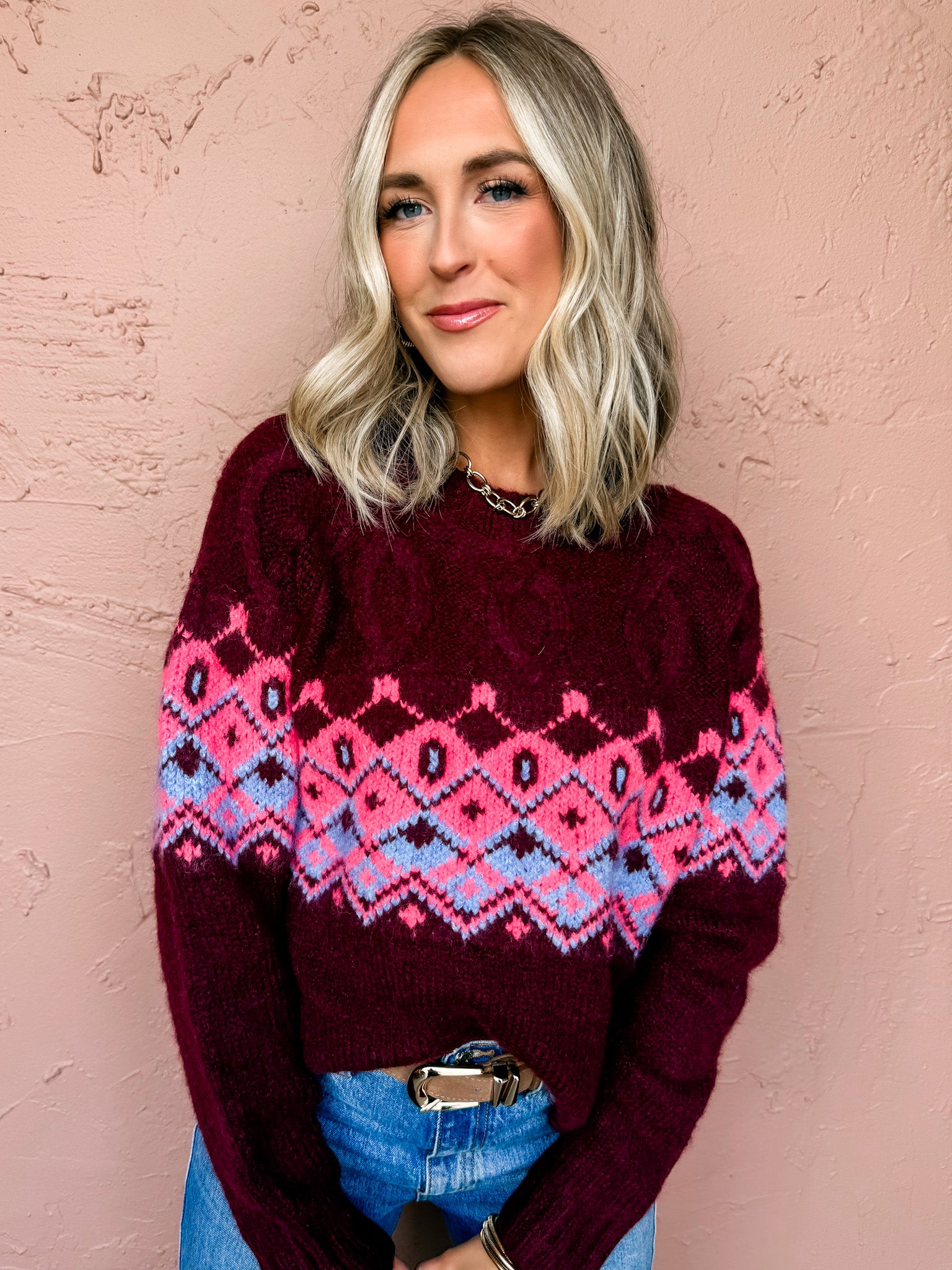 Keep Close Fair Isle Sweater