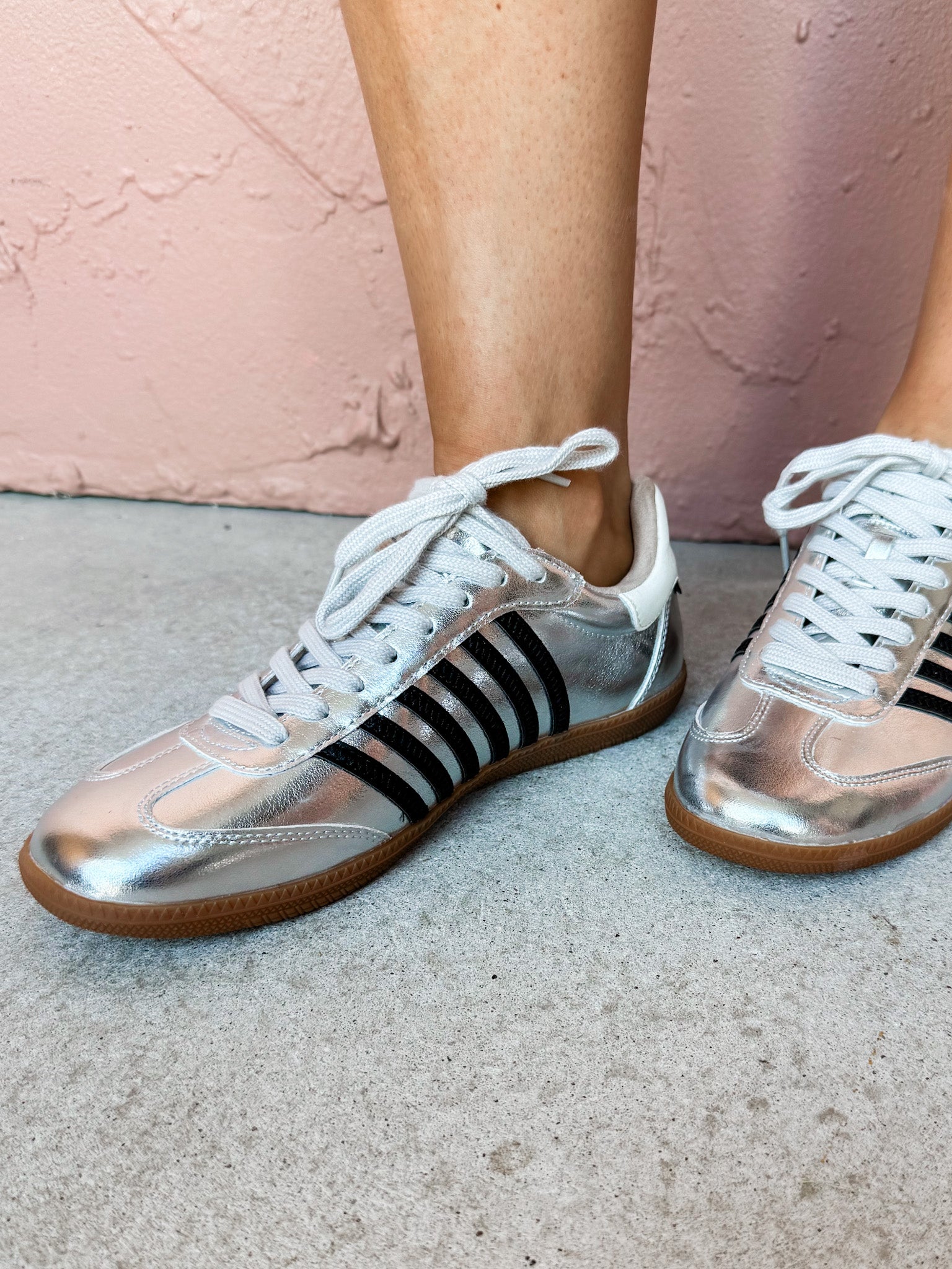 [ShuShop] Stevie Sneakers-Silver