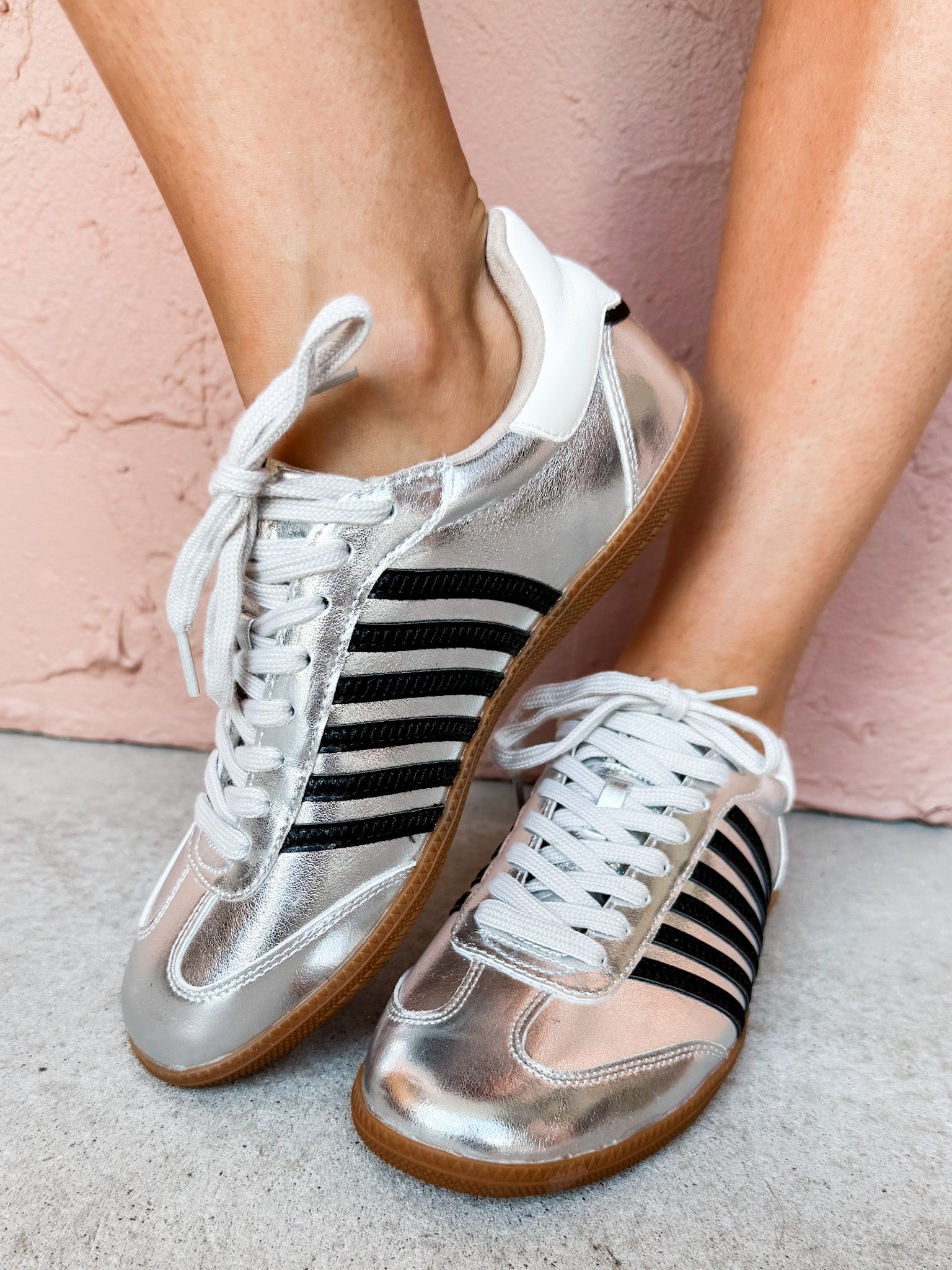 [ShuShop] Stevie Sneakers-Silver