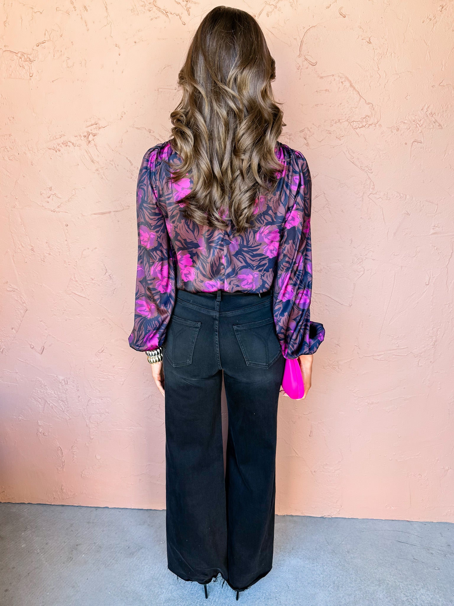 Claire Long Sleeve Floral Bodysuit