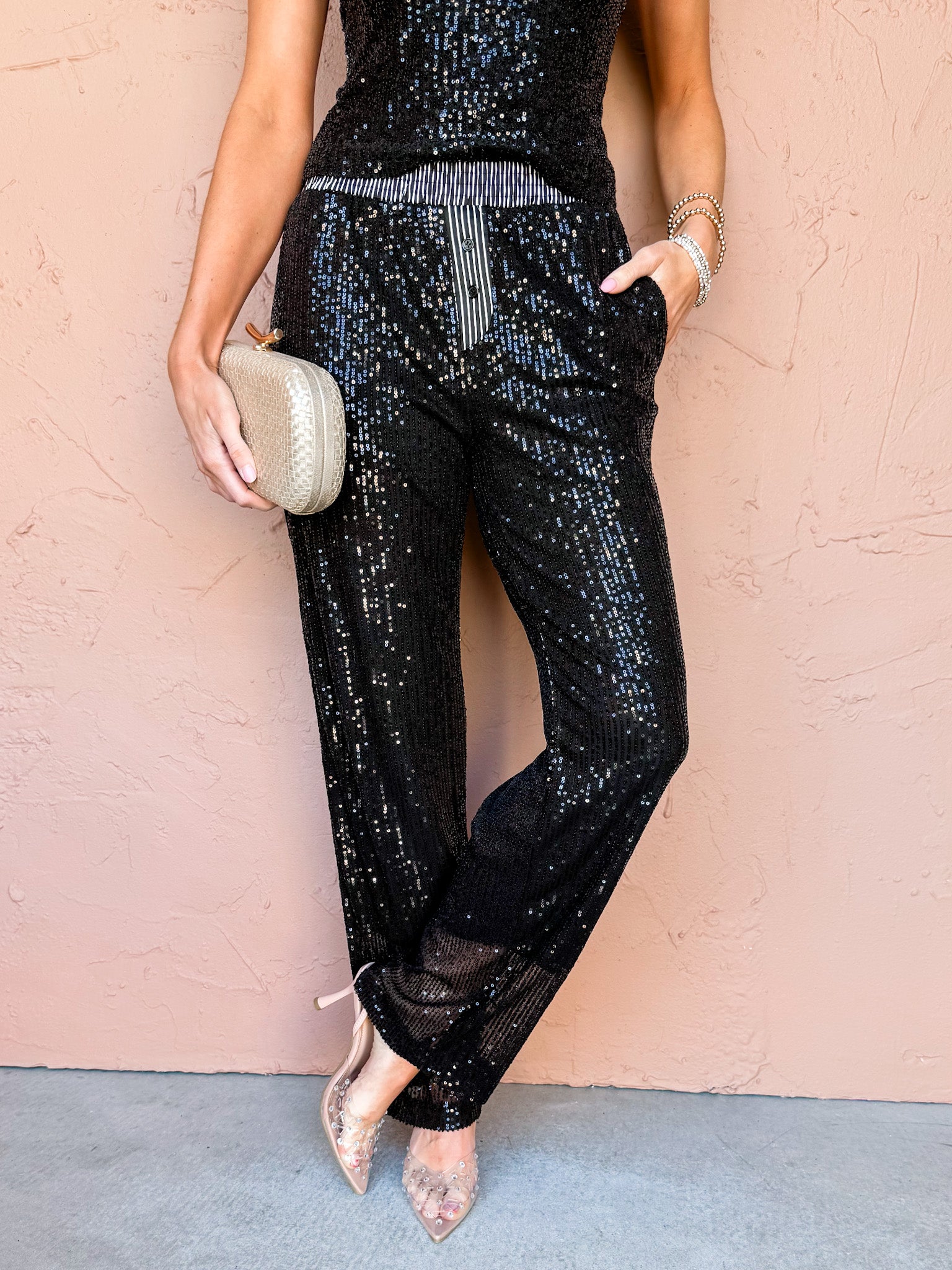 Glam Mode Sequin Pants