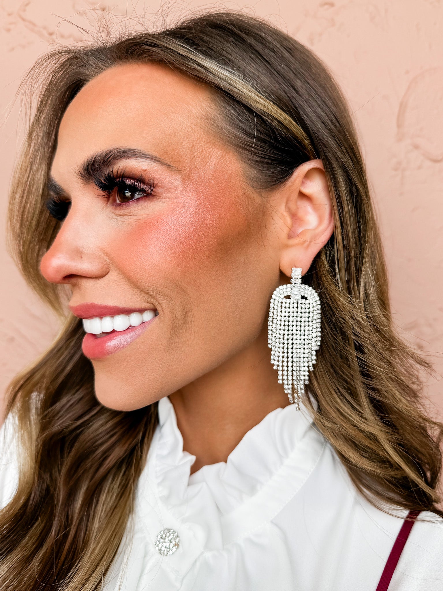 Seems Right Crystal Fringe Earrings