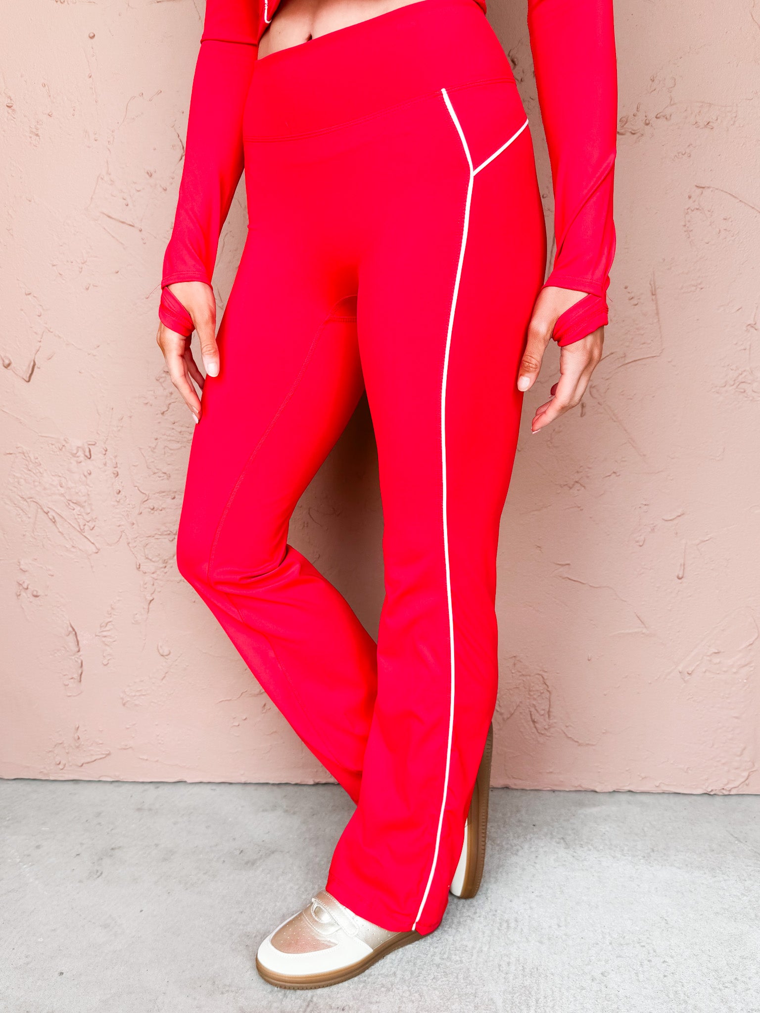 Apex Active Pants-Red