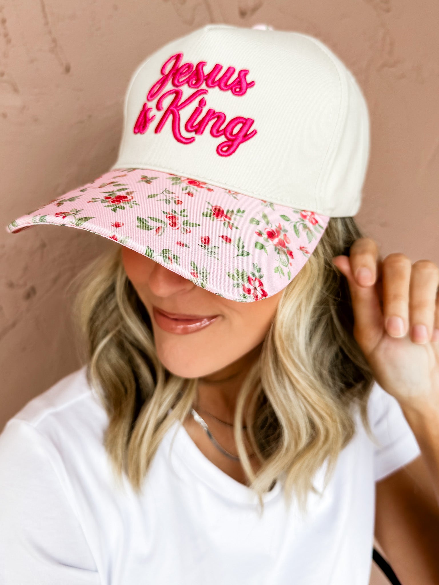 Jesus Is King Two Tone Hat