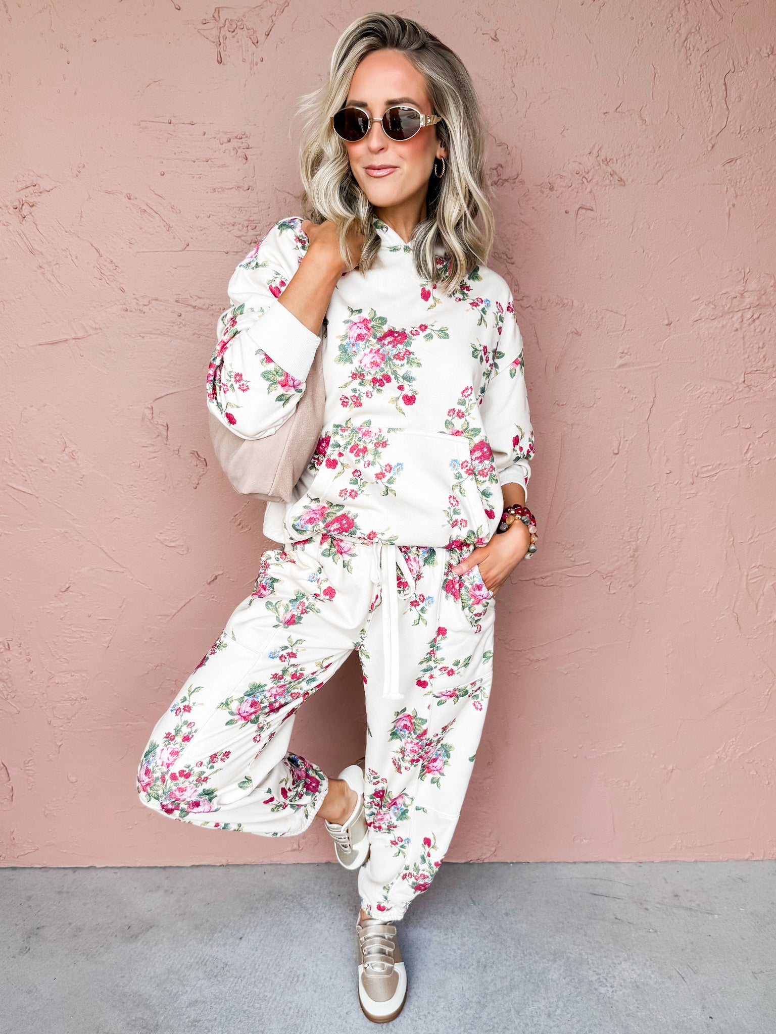 True Form Sweatpants-Floral