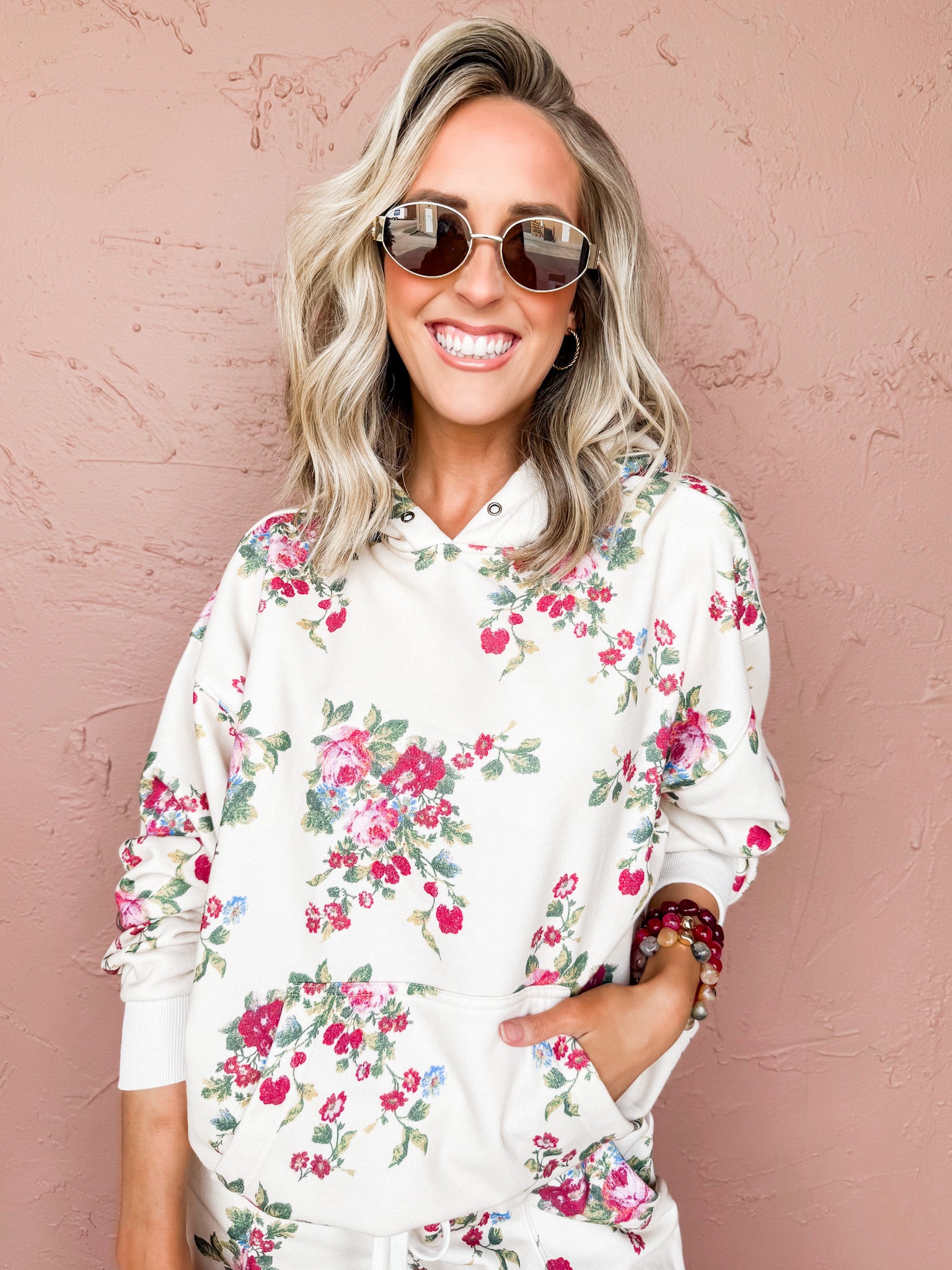 True Form Hoodie-Floral