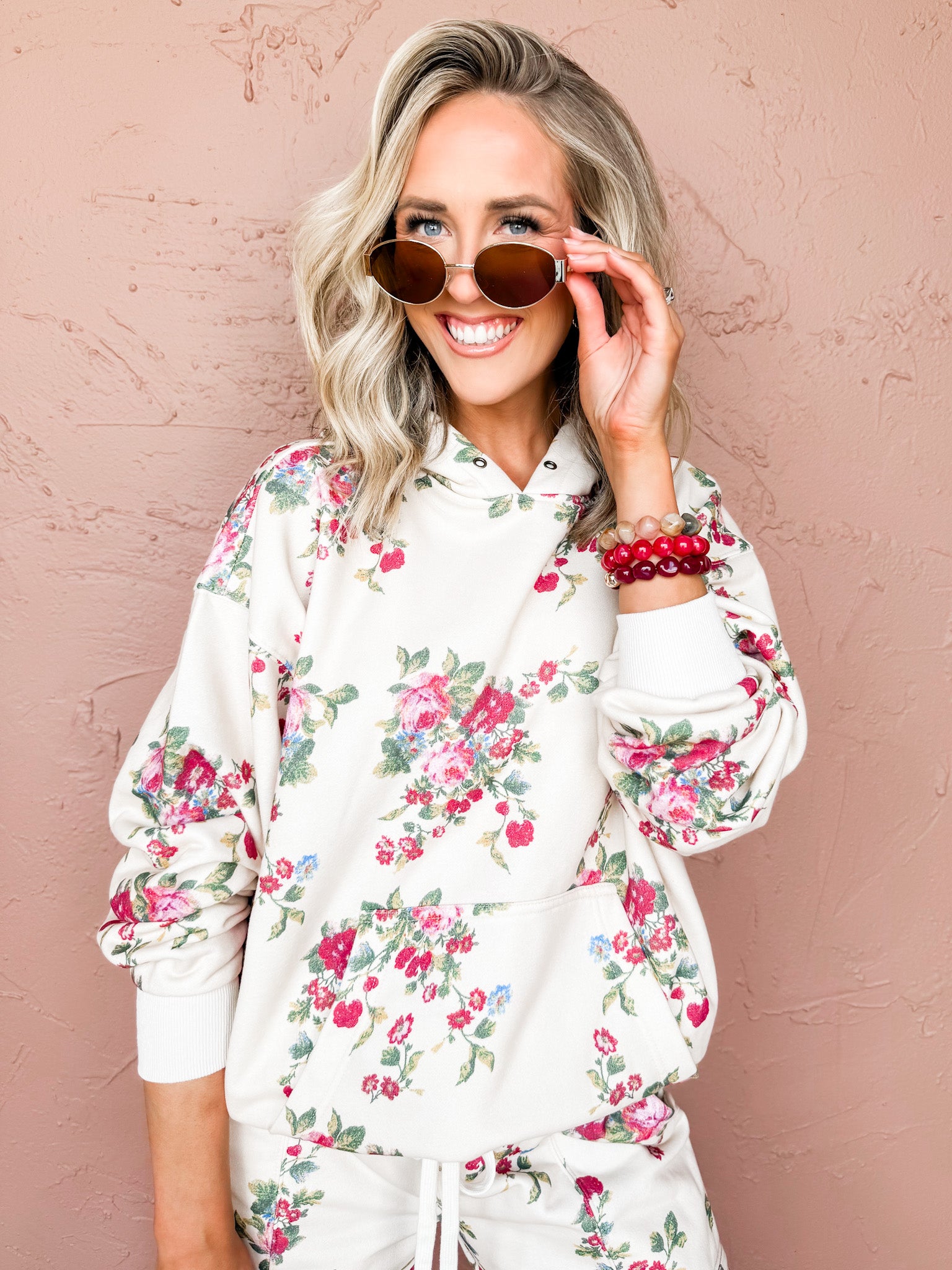 True Form Hoodie-Floral