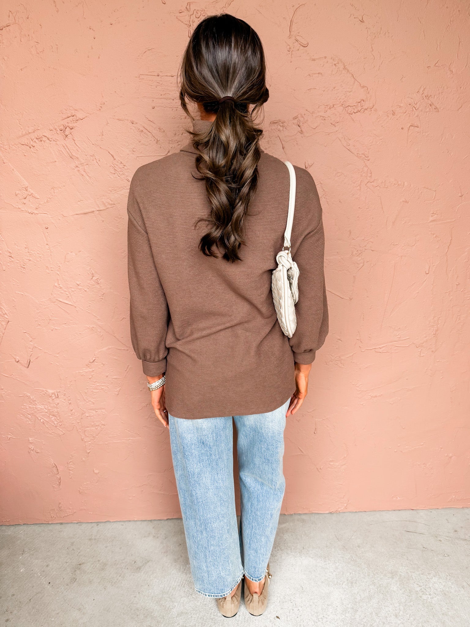 Gianna Turtle Neck Sweater-Mocha