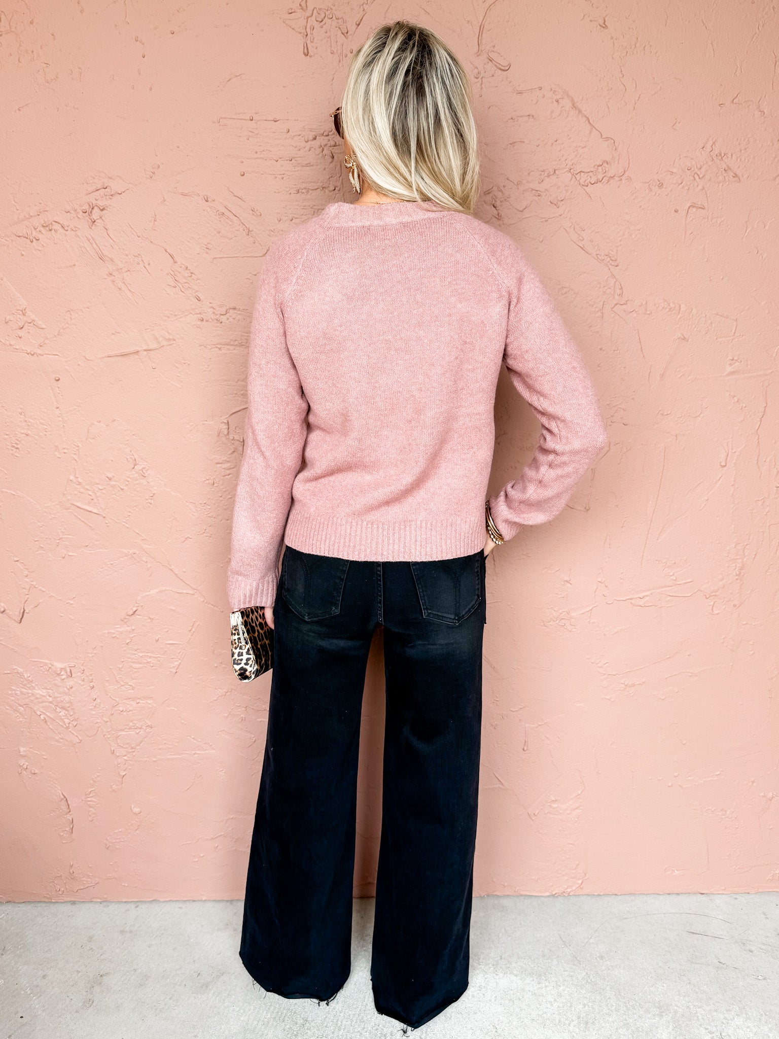 Jada Wool Crewneck Sweater-Berry