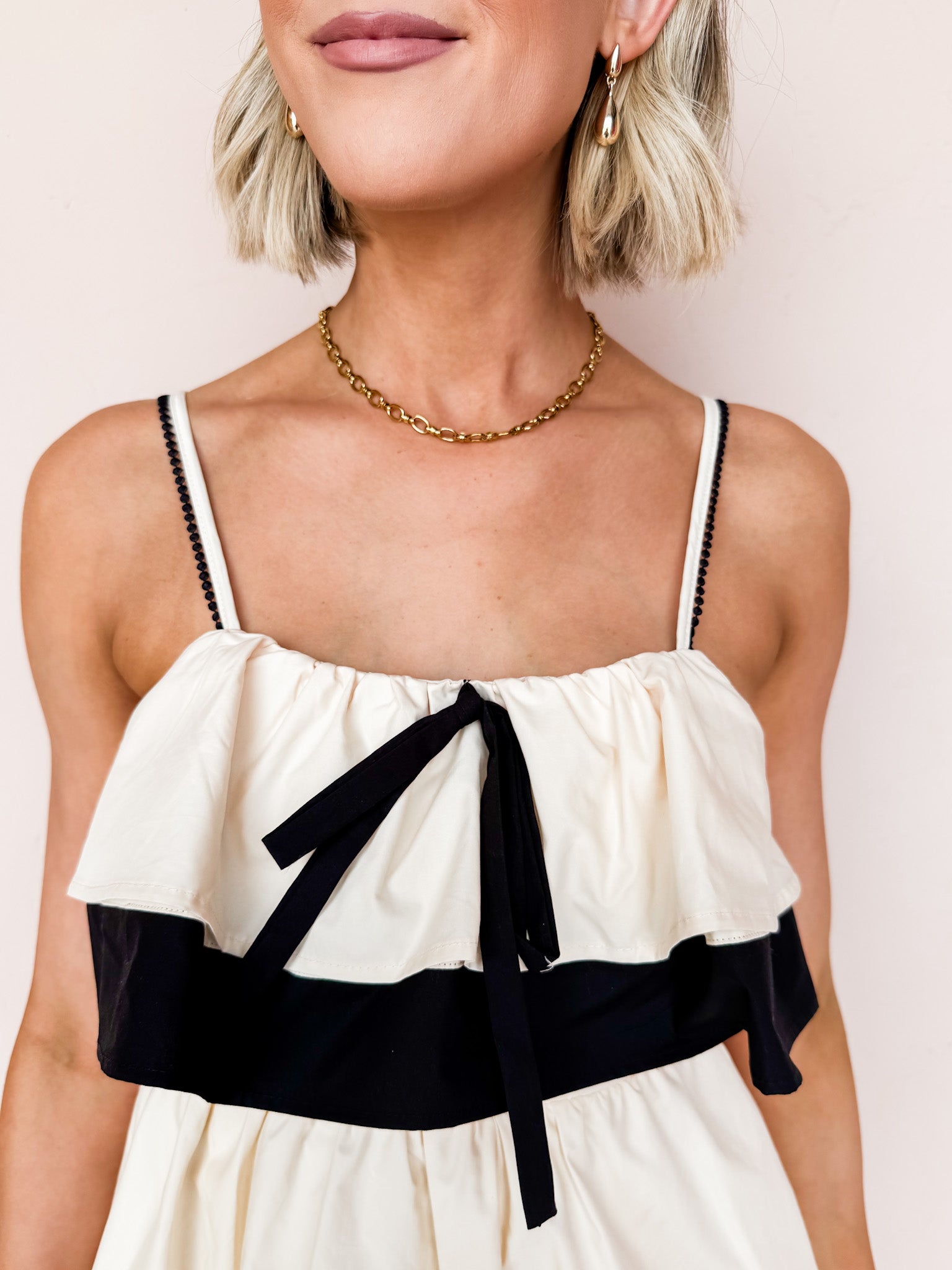 Kayla Essence Ruffle Mini Dress