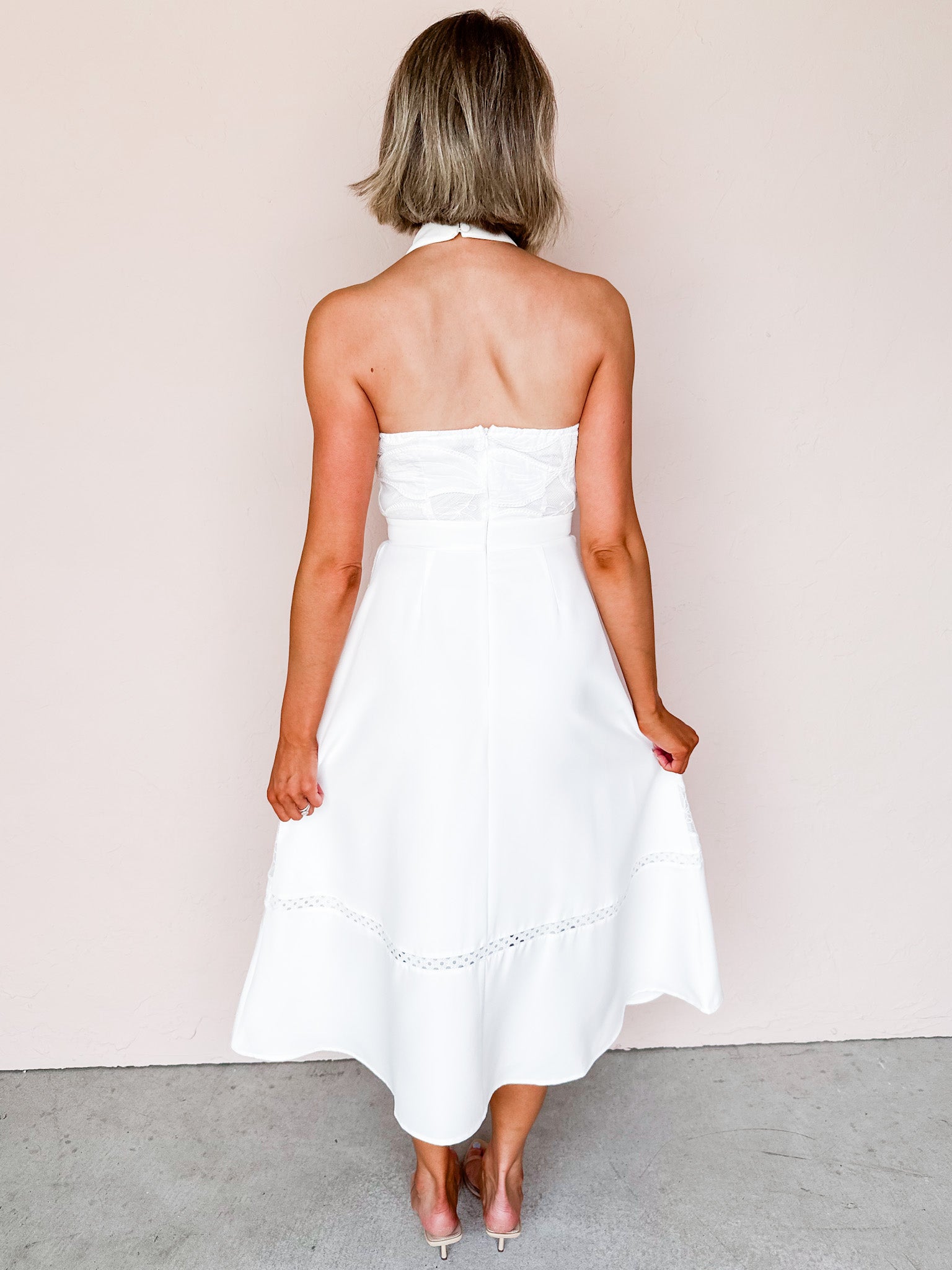 Rylee Lace Midi Dress