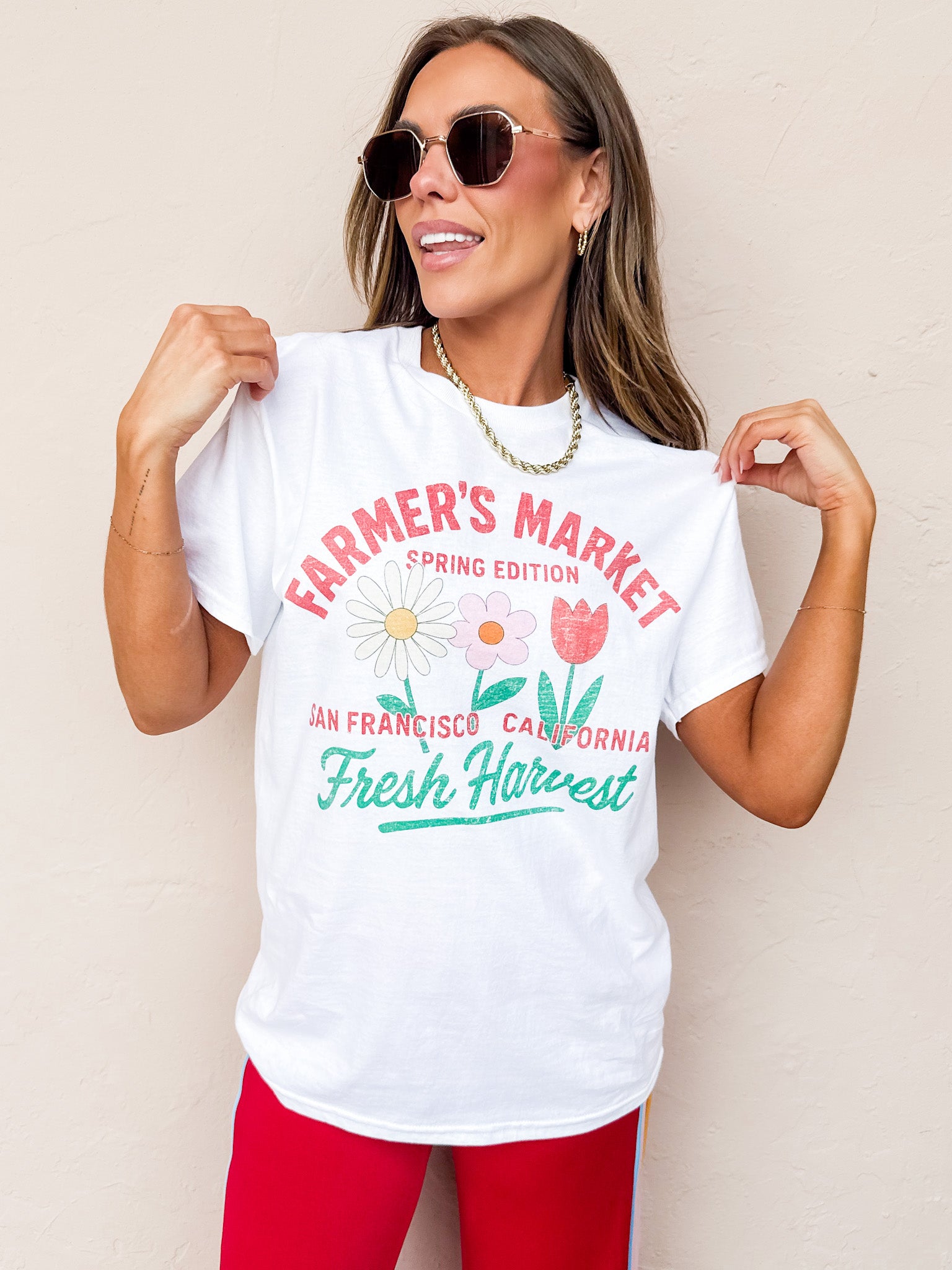 Farmers Market Spring Oversized Tee