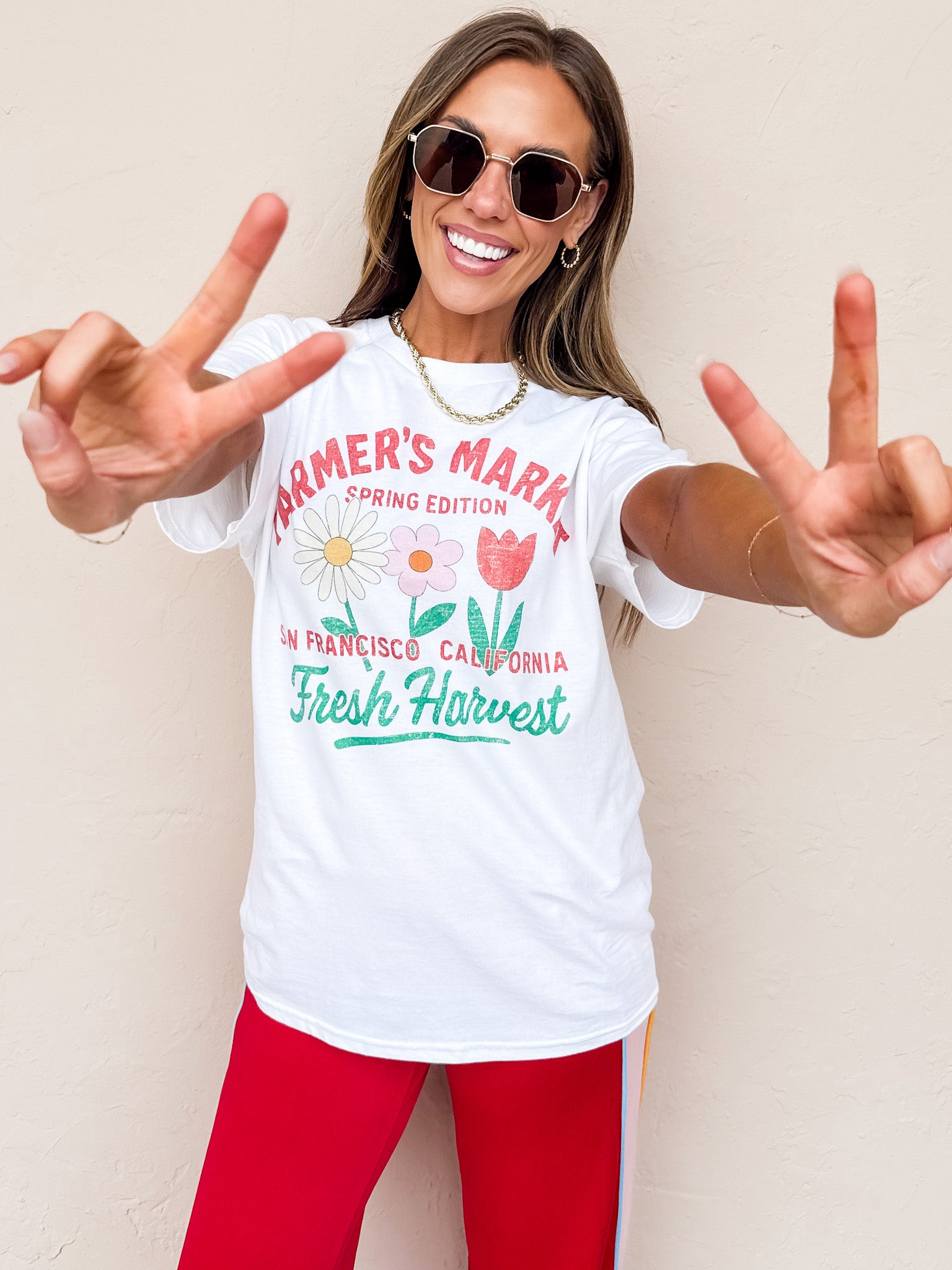 Farmers Market Spring Oversized Tee