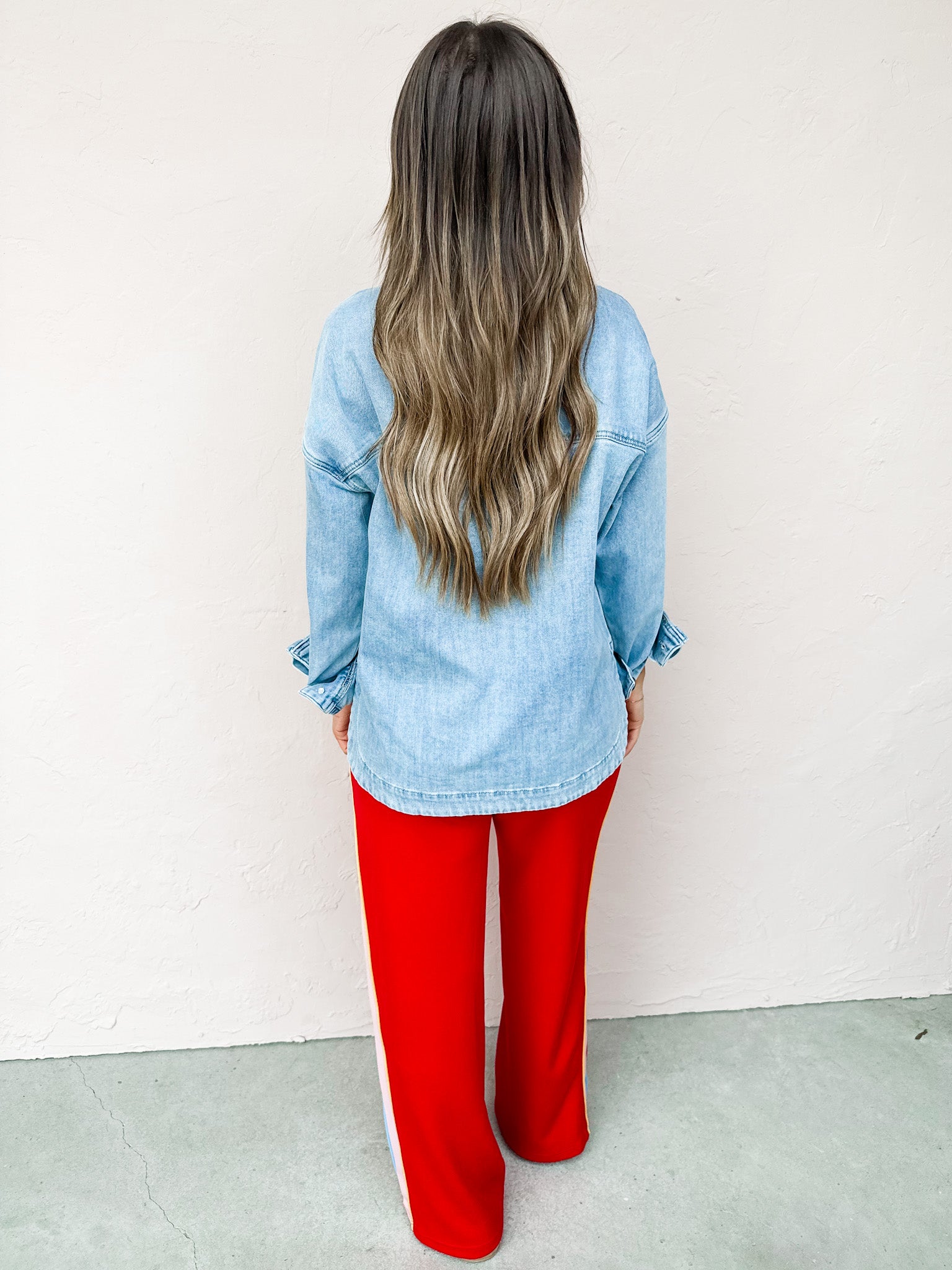 The Kyle Washed Denim Shacket