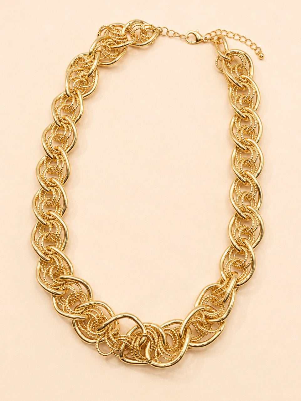Honey Chunky Chain Necklace