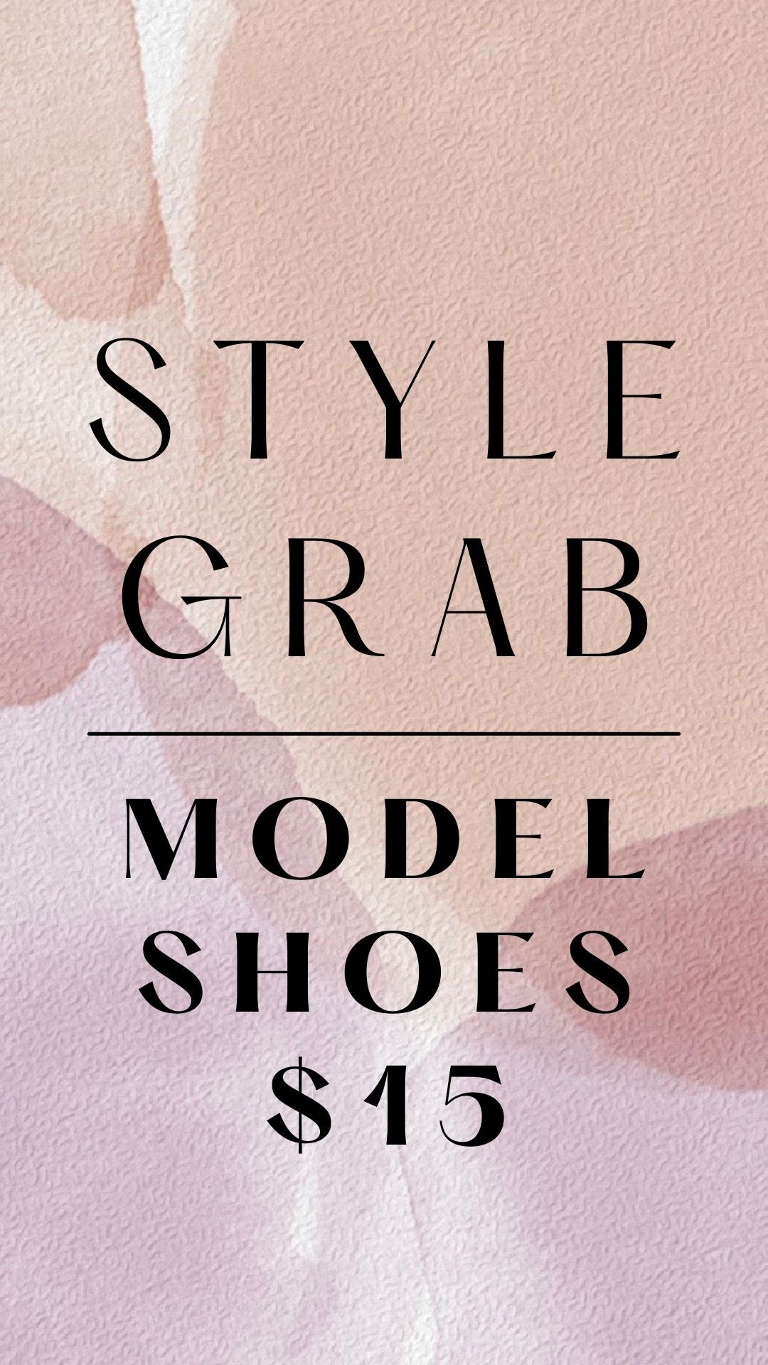 [Style Grab] Model Shoes