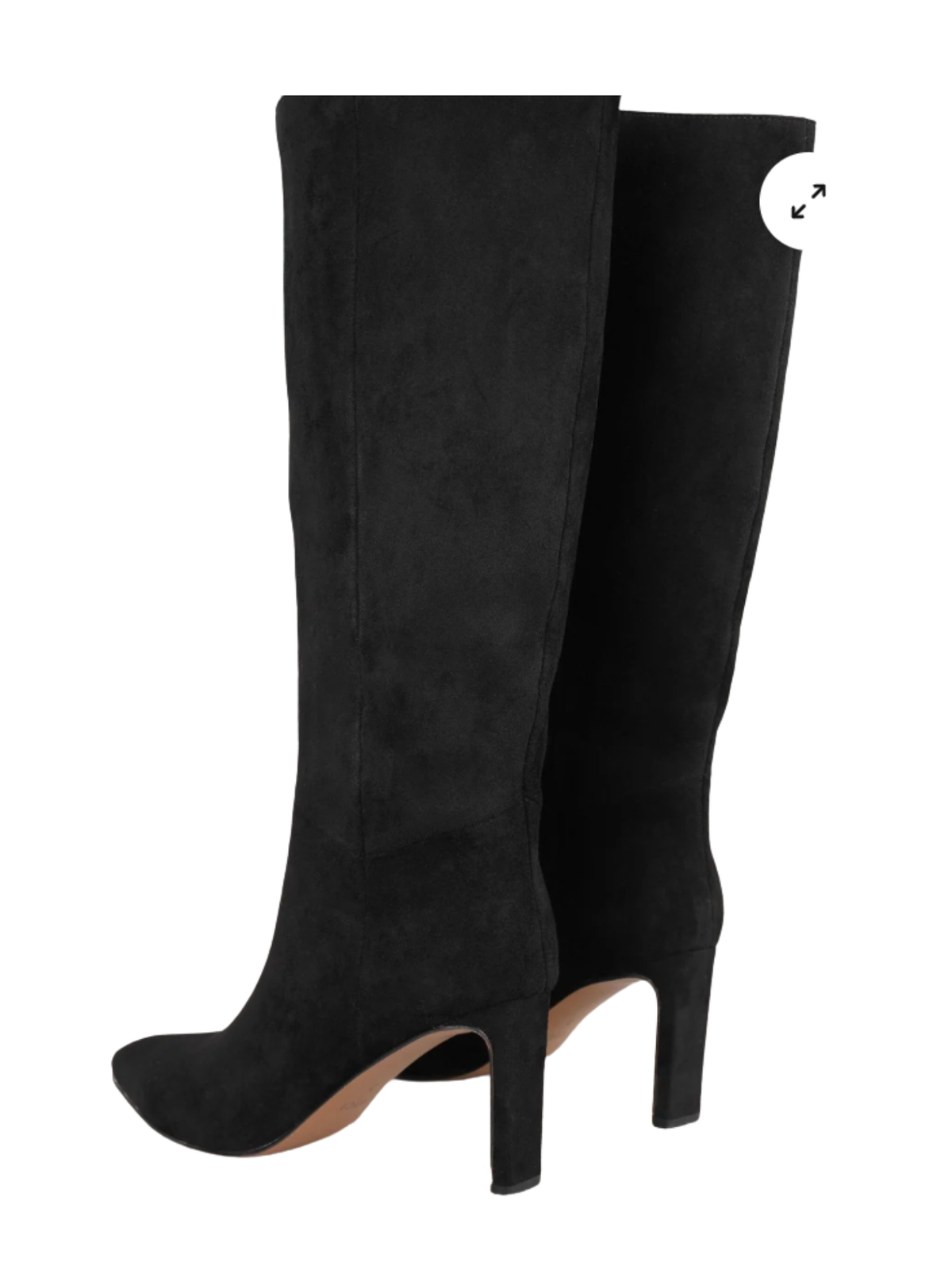 Adriana Suede Tall Boots-Black