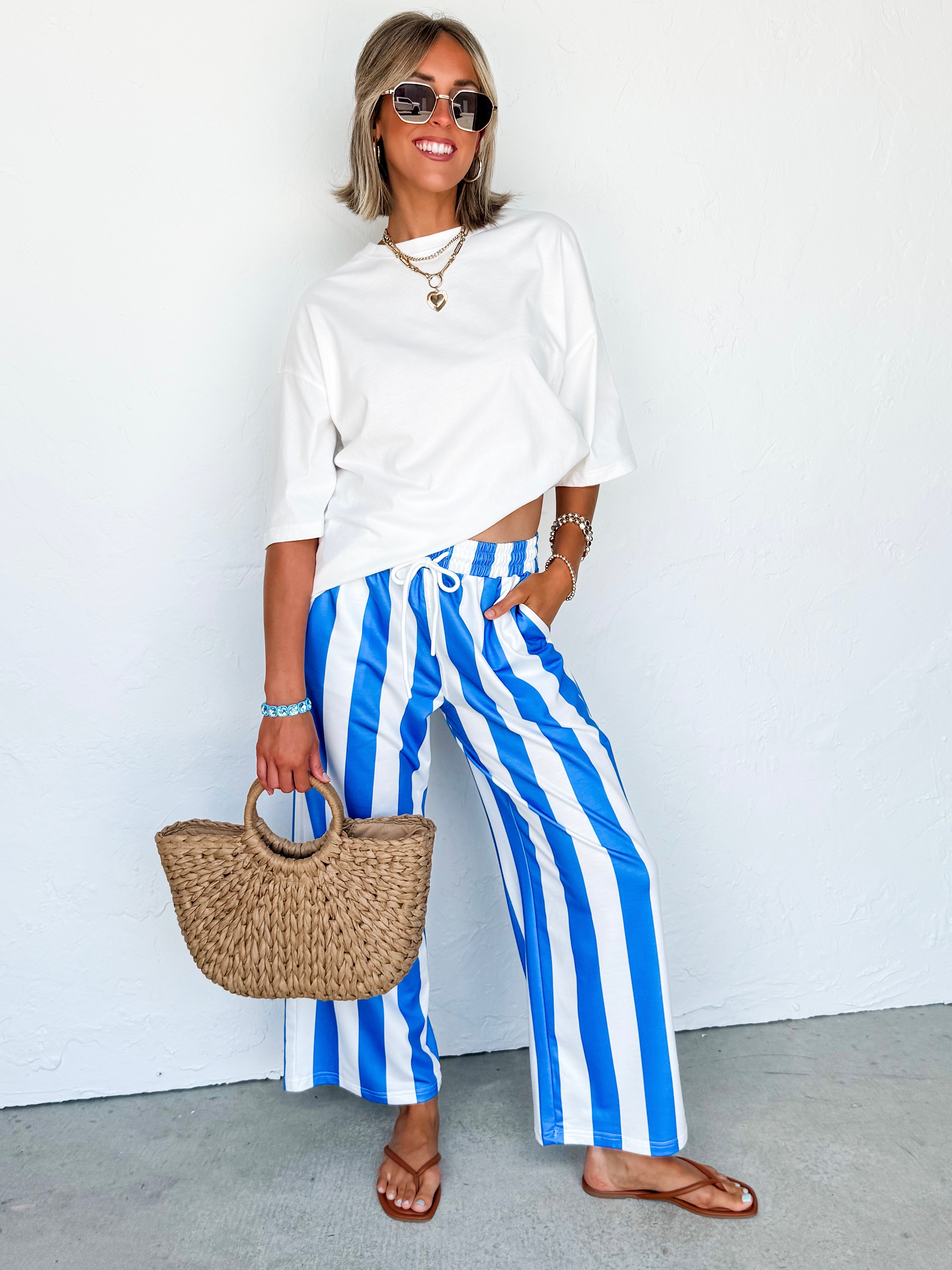 Alania Oversized Boxy Tee-White