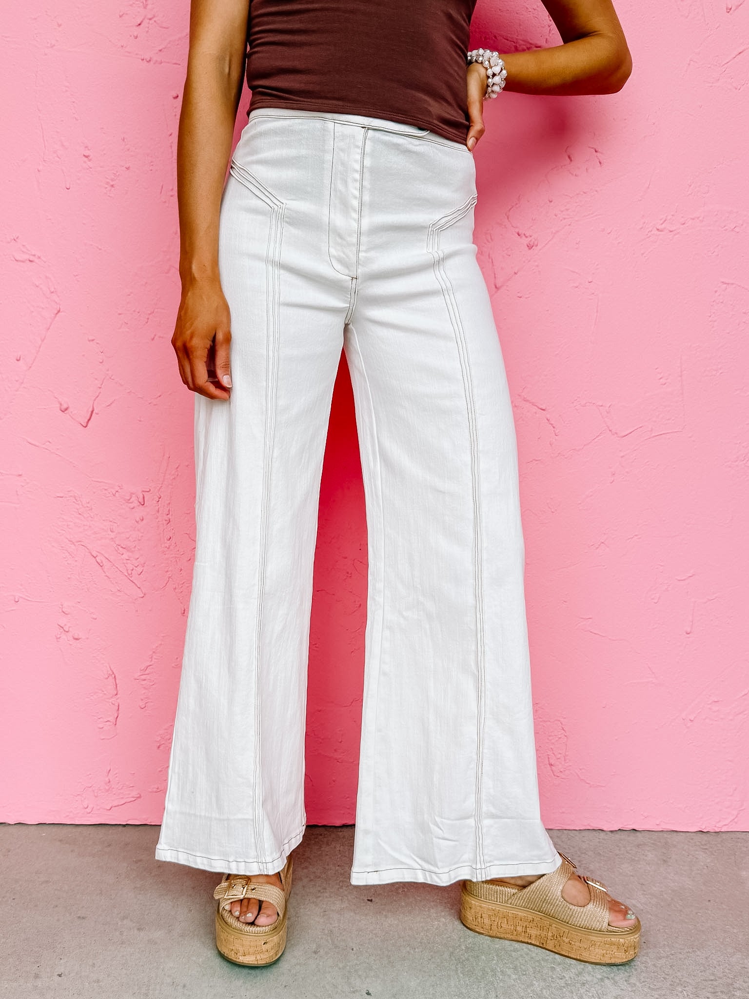 Allison High Waisted Flare Pants