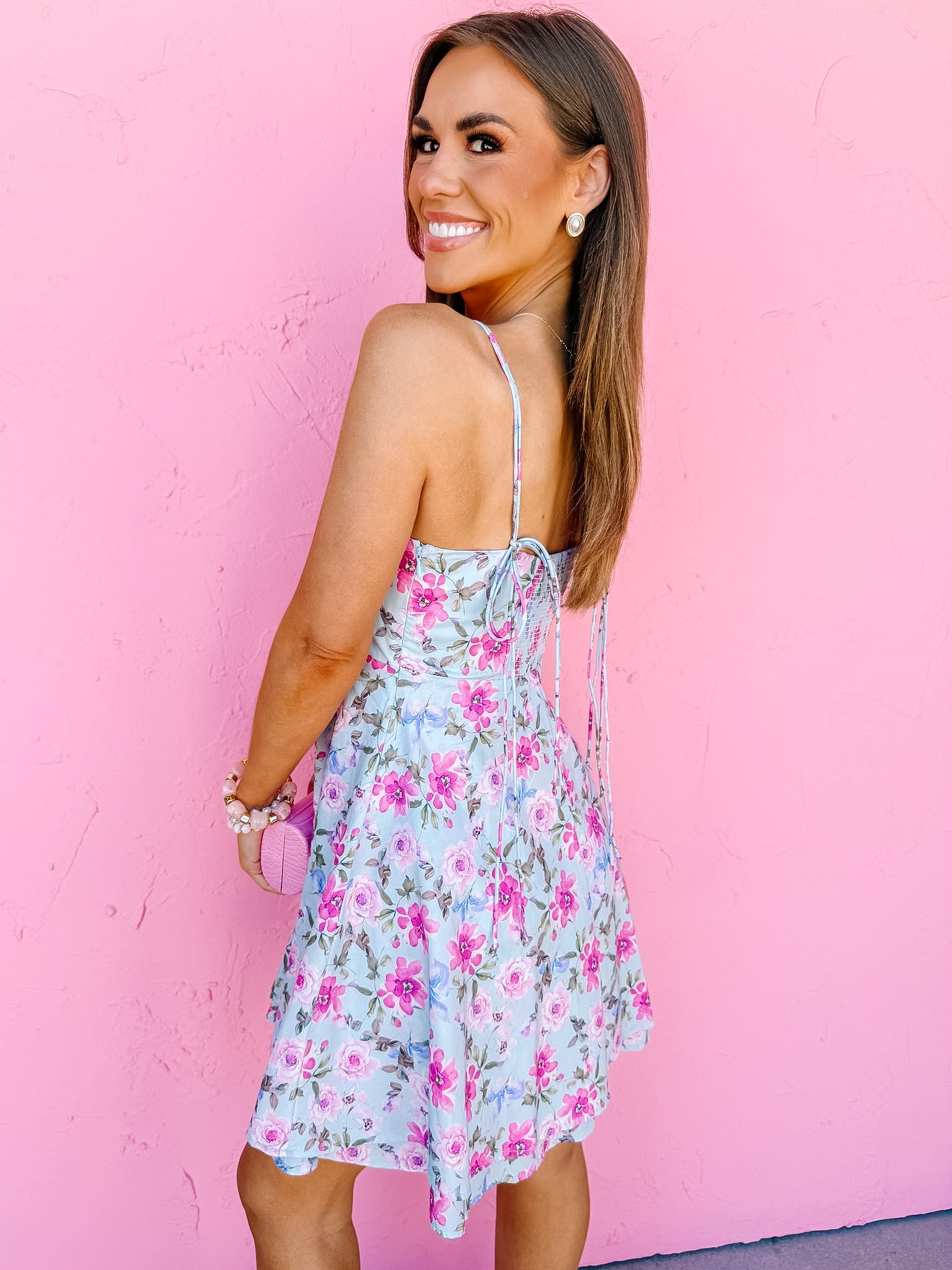 Annalee Corset Floral Mini Dress