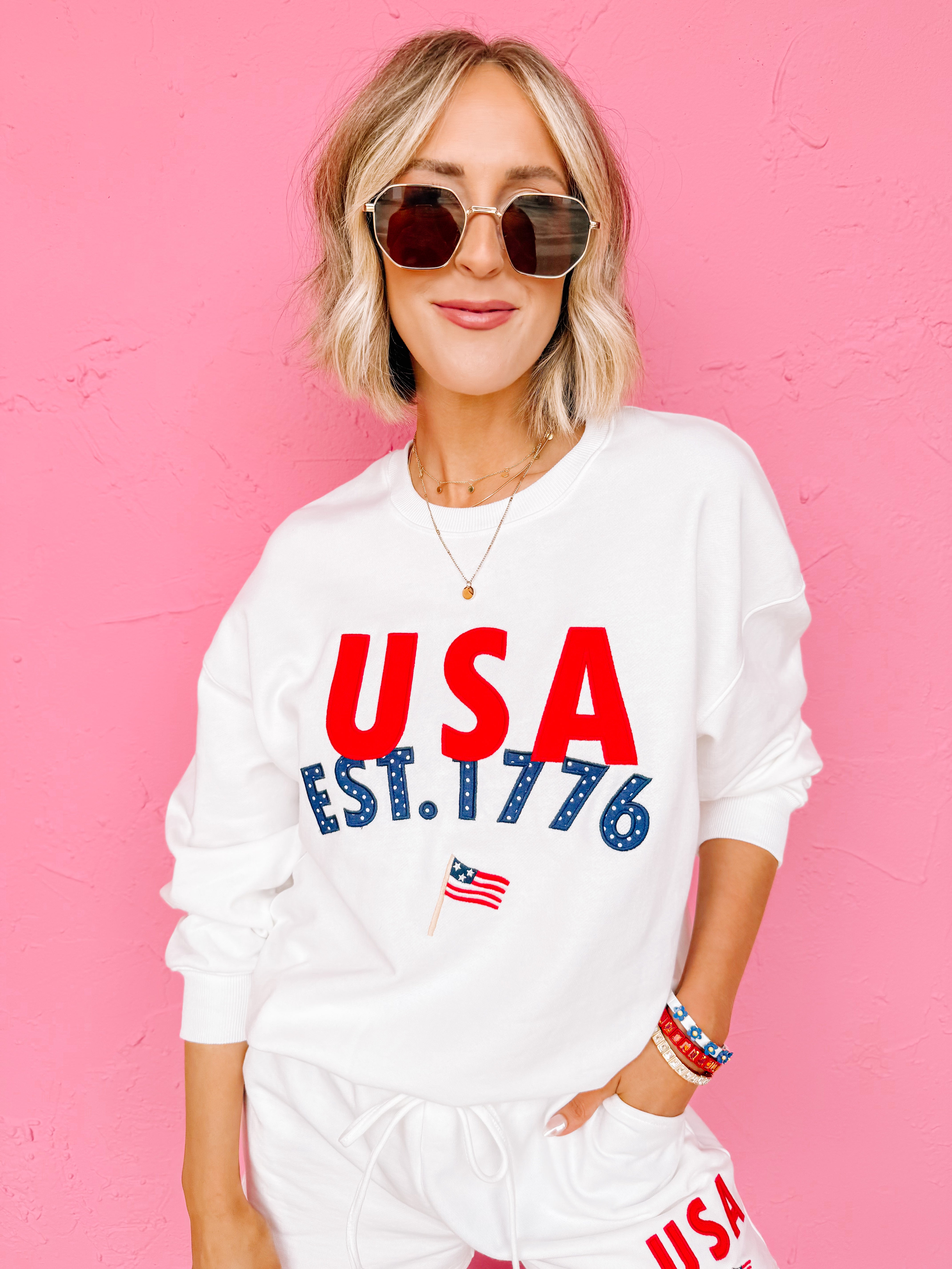 Annie Usa Graphic Sweatshirt
