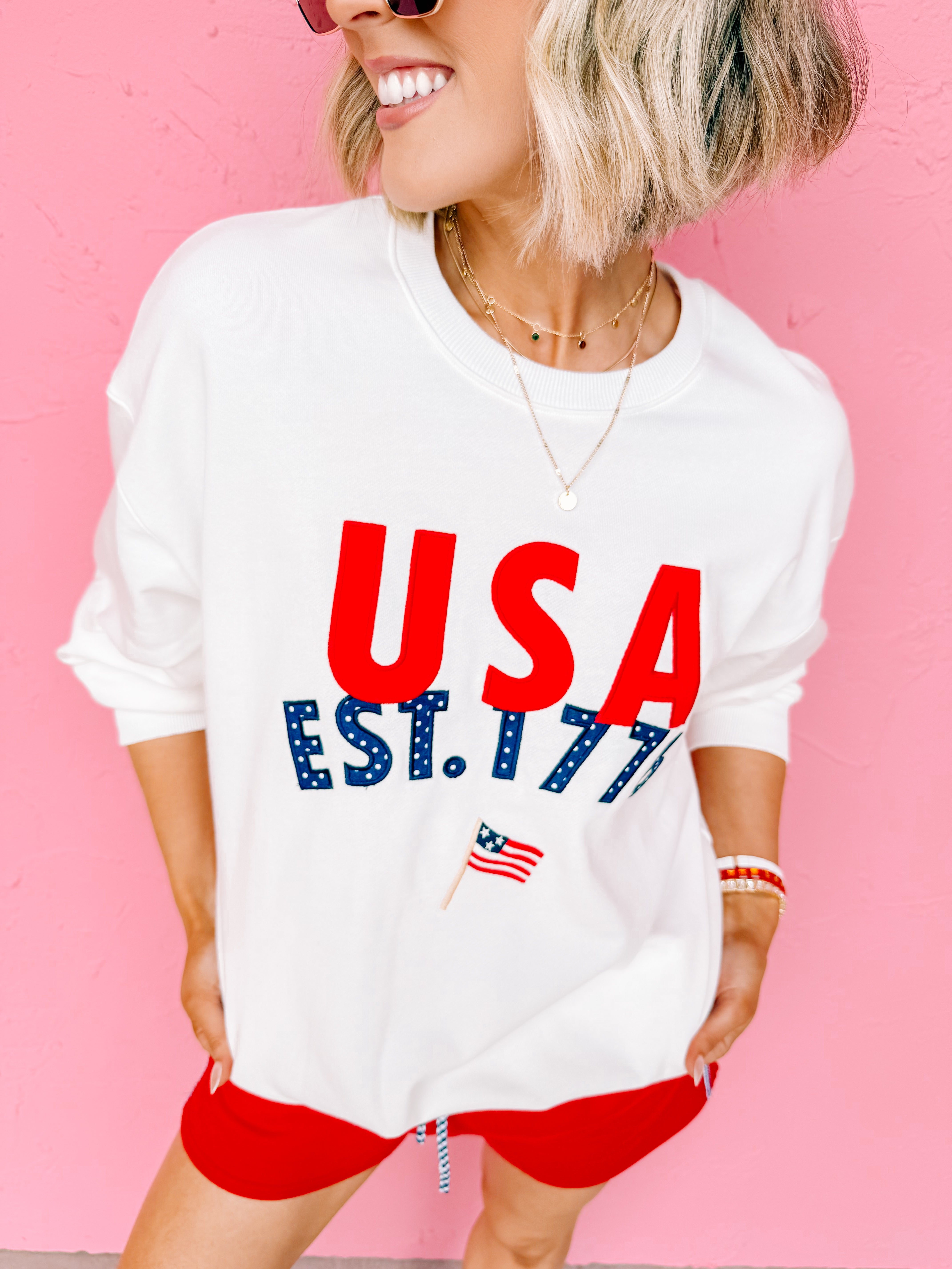 Annie Usa Graphic Sweatshirt