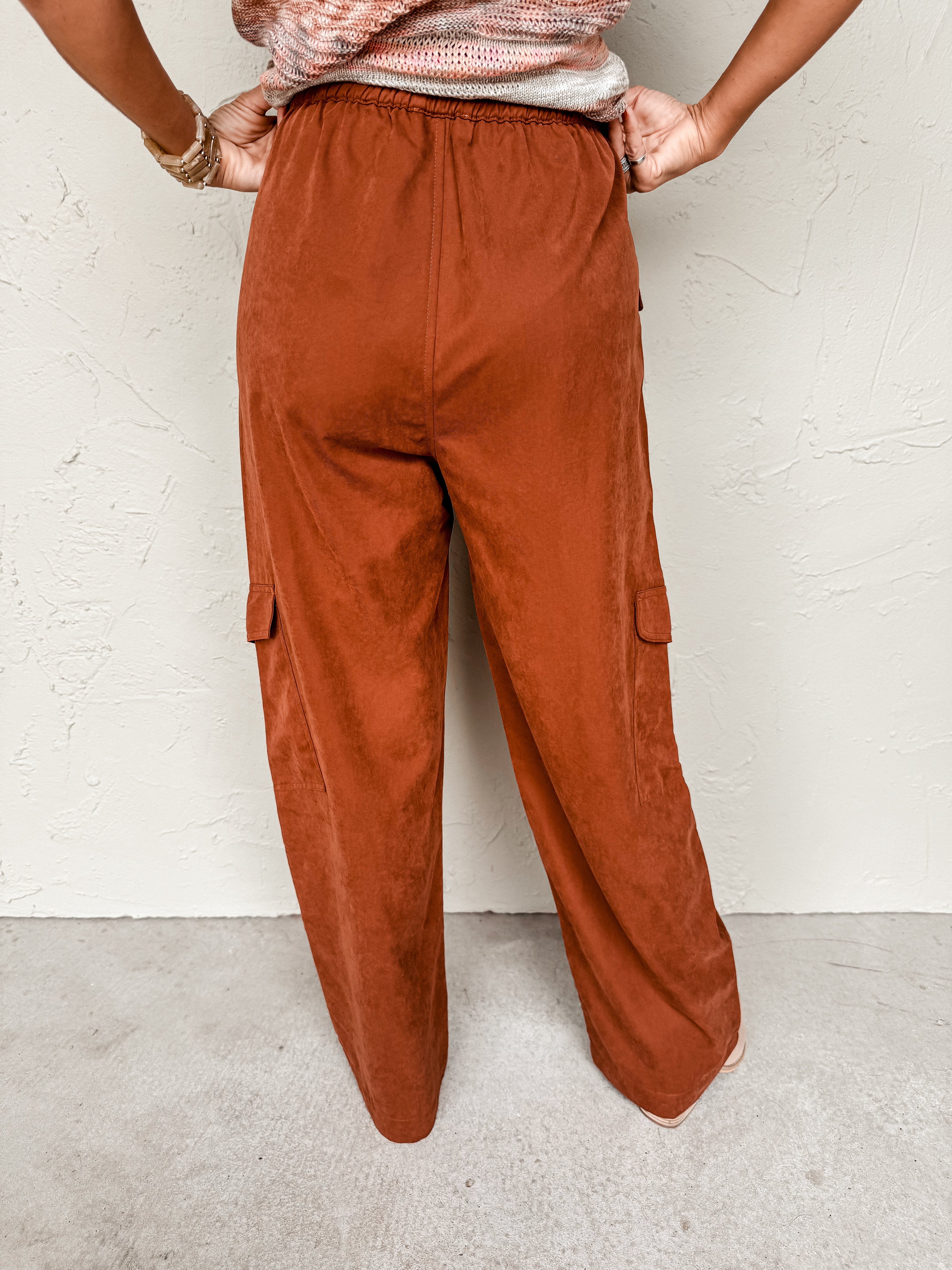 [Another Love] Rhodes Cargo Pants-Mahogany