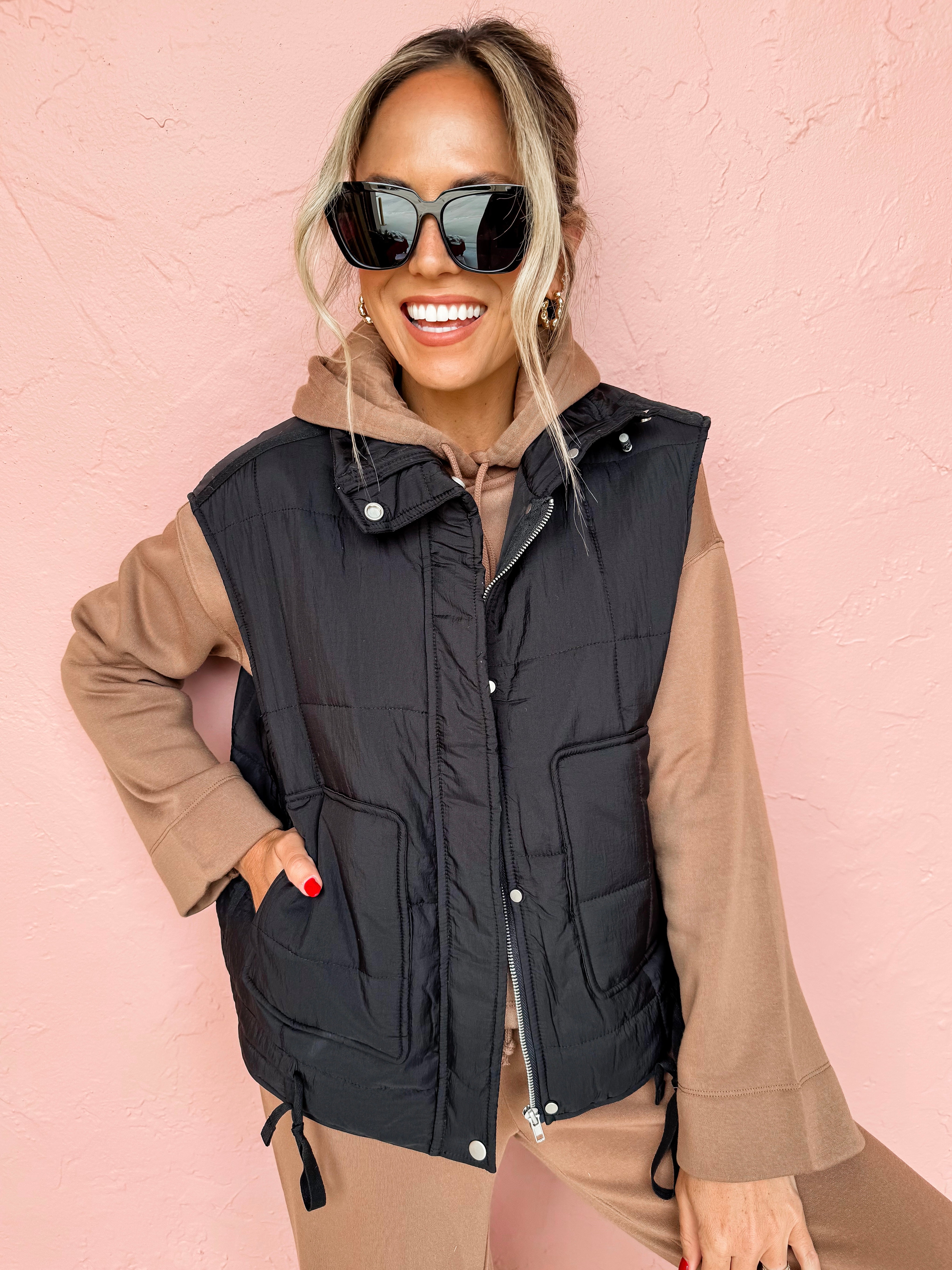 Around City Streets Quilted Vest