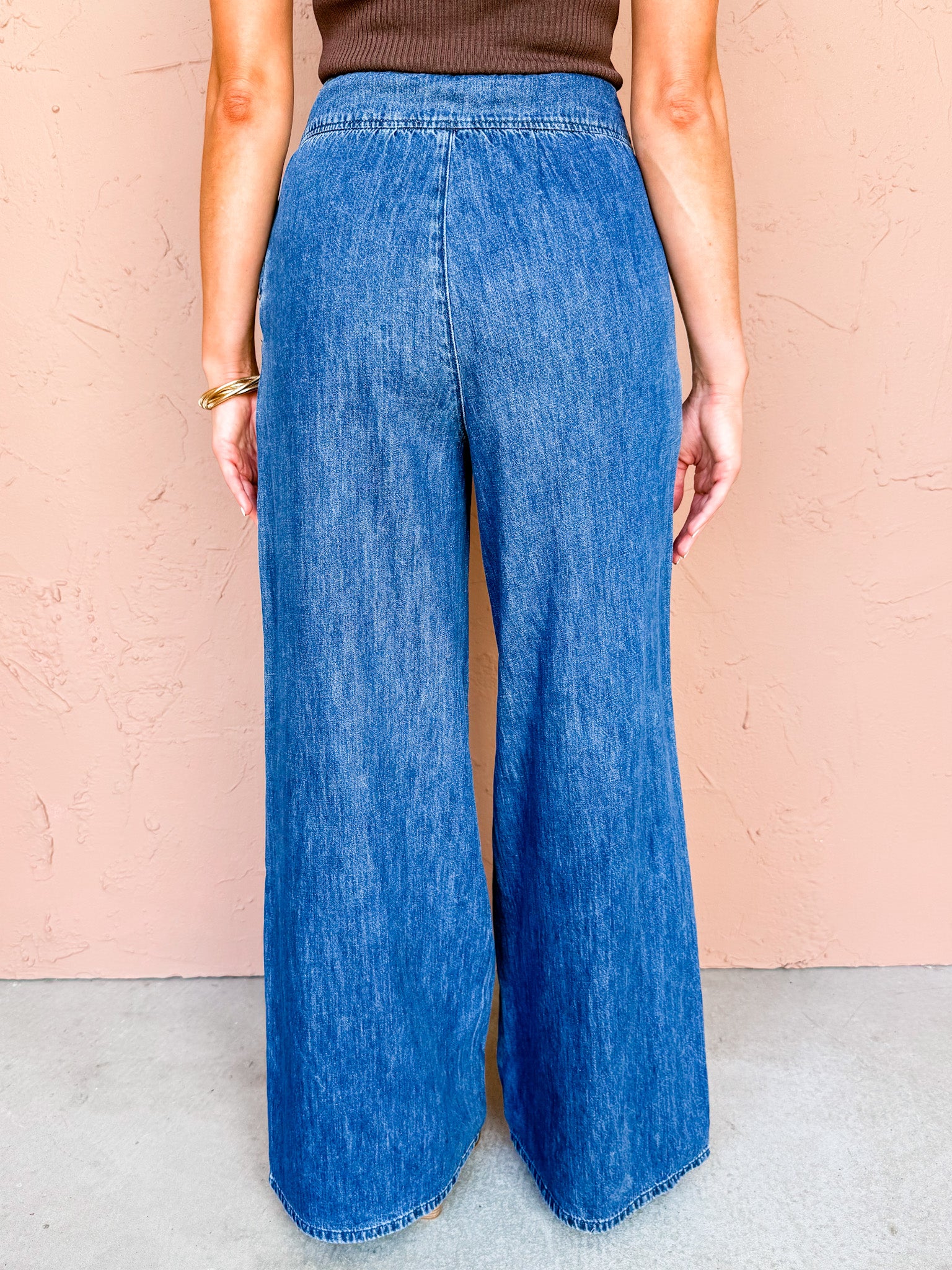 Atlanta High Rise Wide Leg Jeans