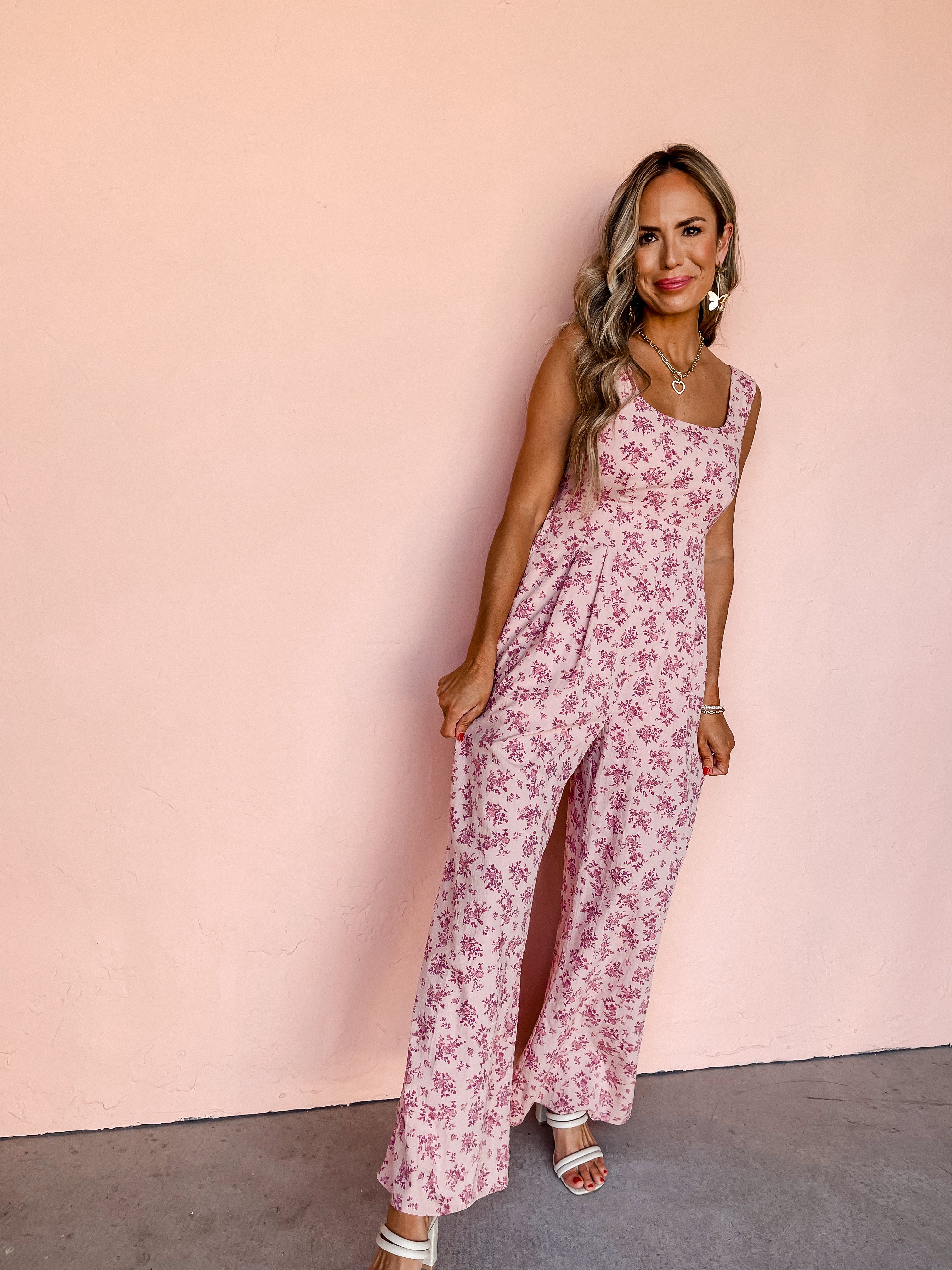 Aware Of You Floral Jumpsuit