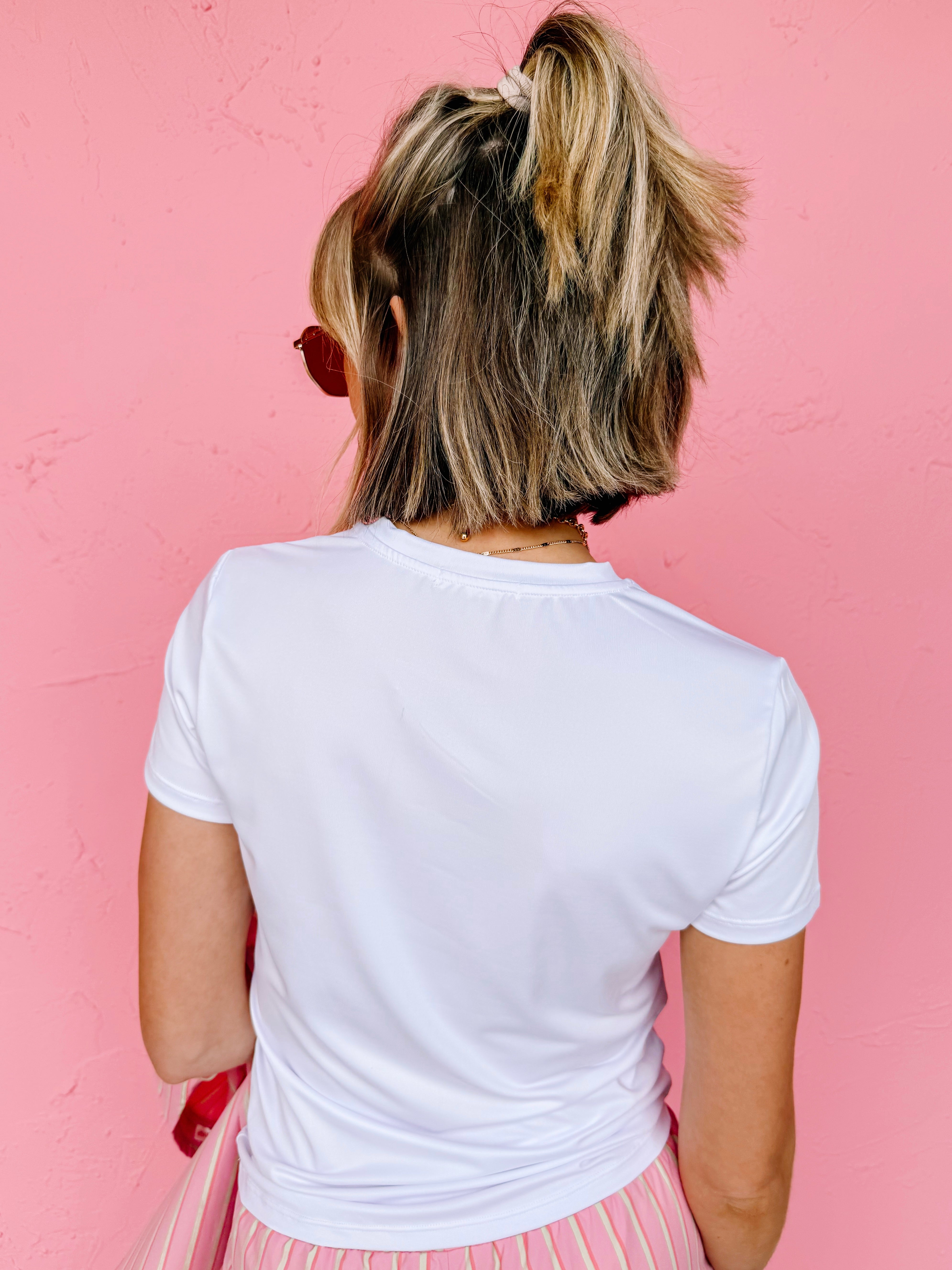 Bea Short Sleeve Top-Off White