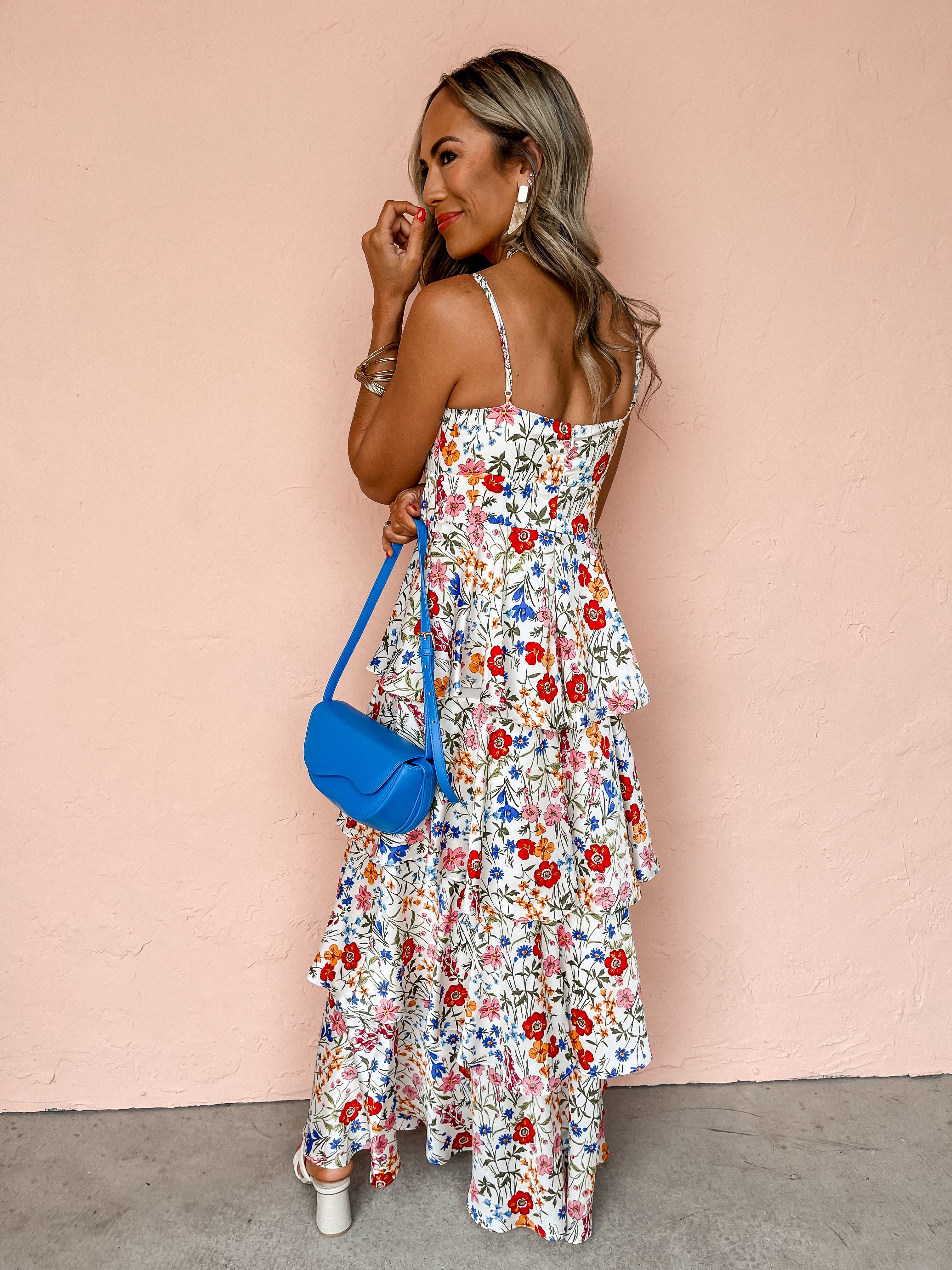 Beauty In Everyday Floral Tiered Maxi Dress