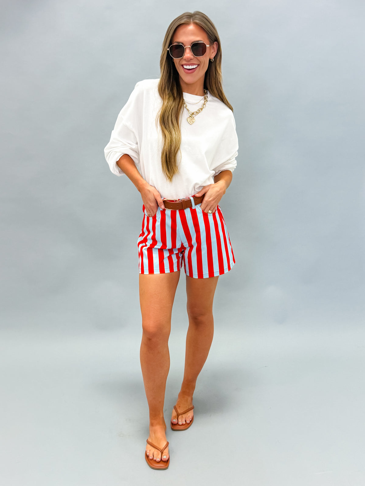 Bette Striped Shorts