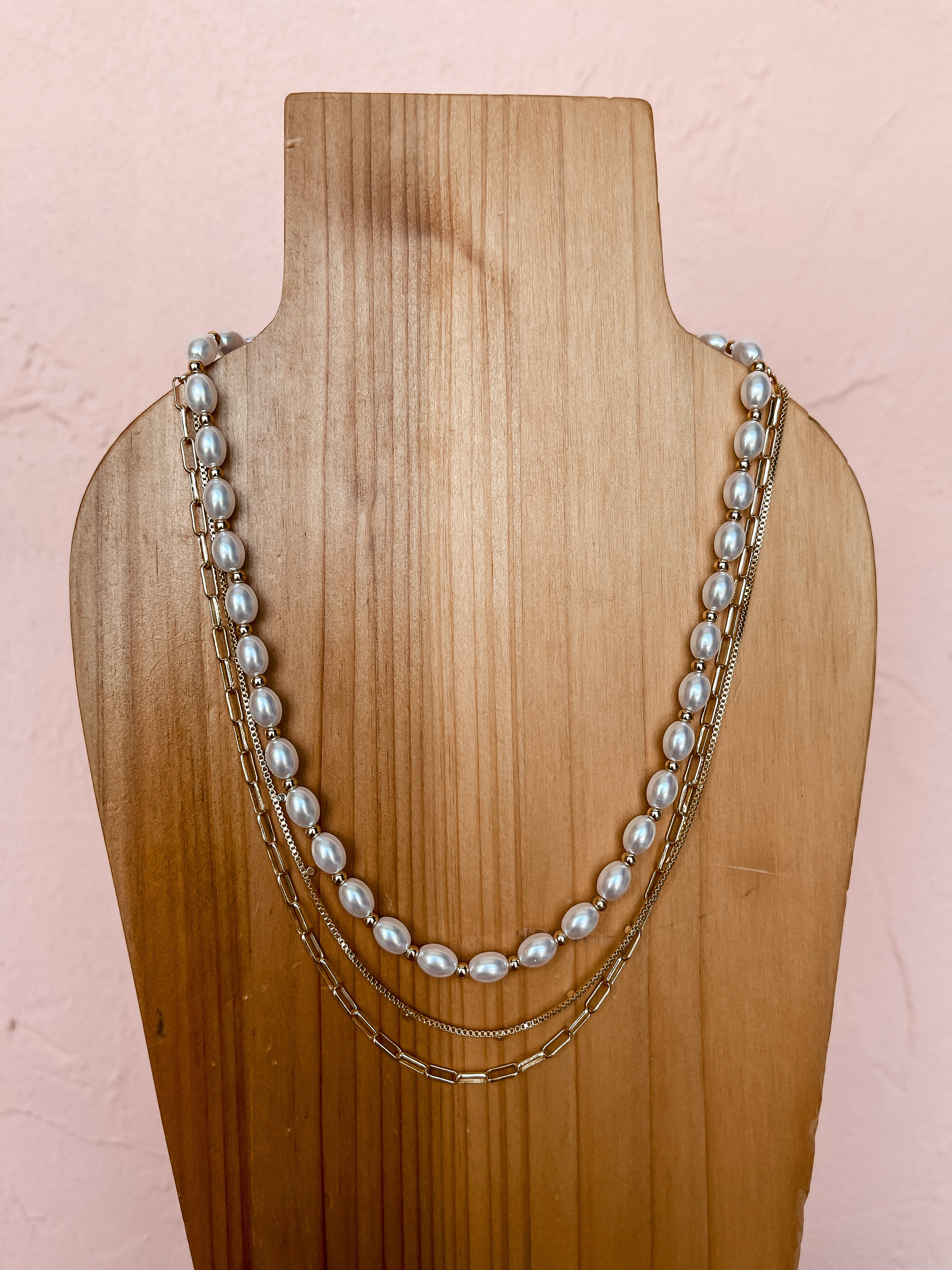 Better Than Classic Layered Pearl Necklace