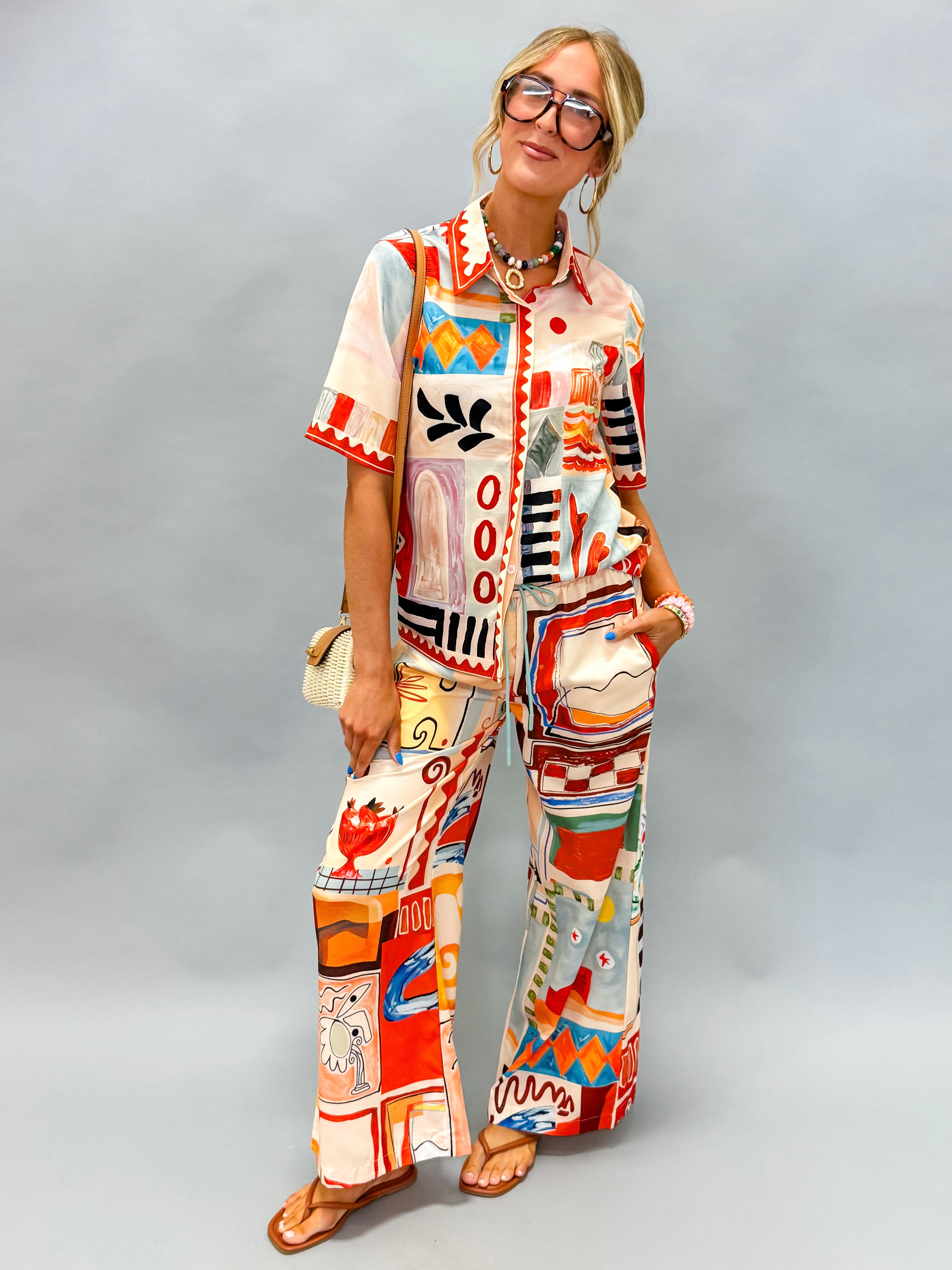 Blair Boho Top and Pants Set