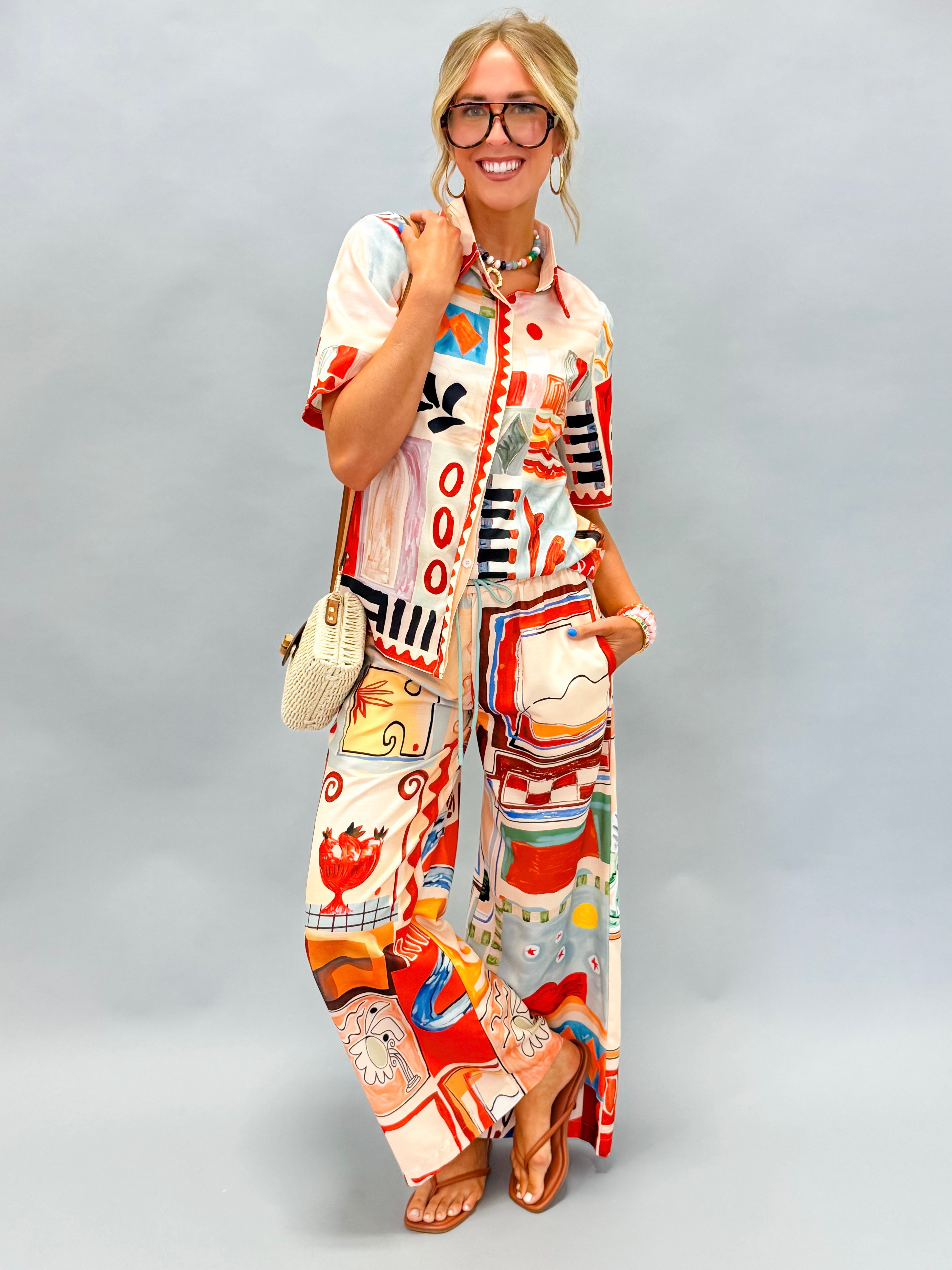 Blair Boho Top and Pants Set