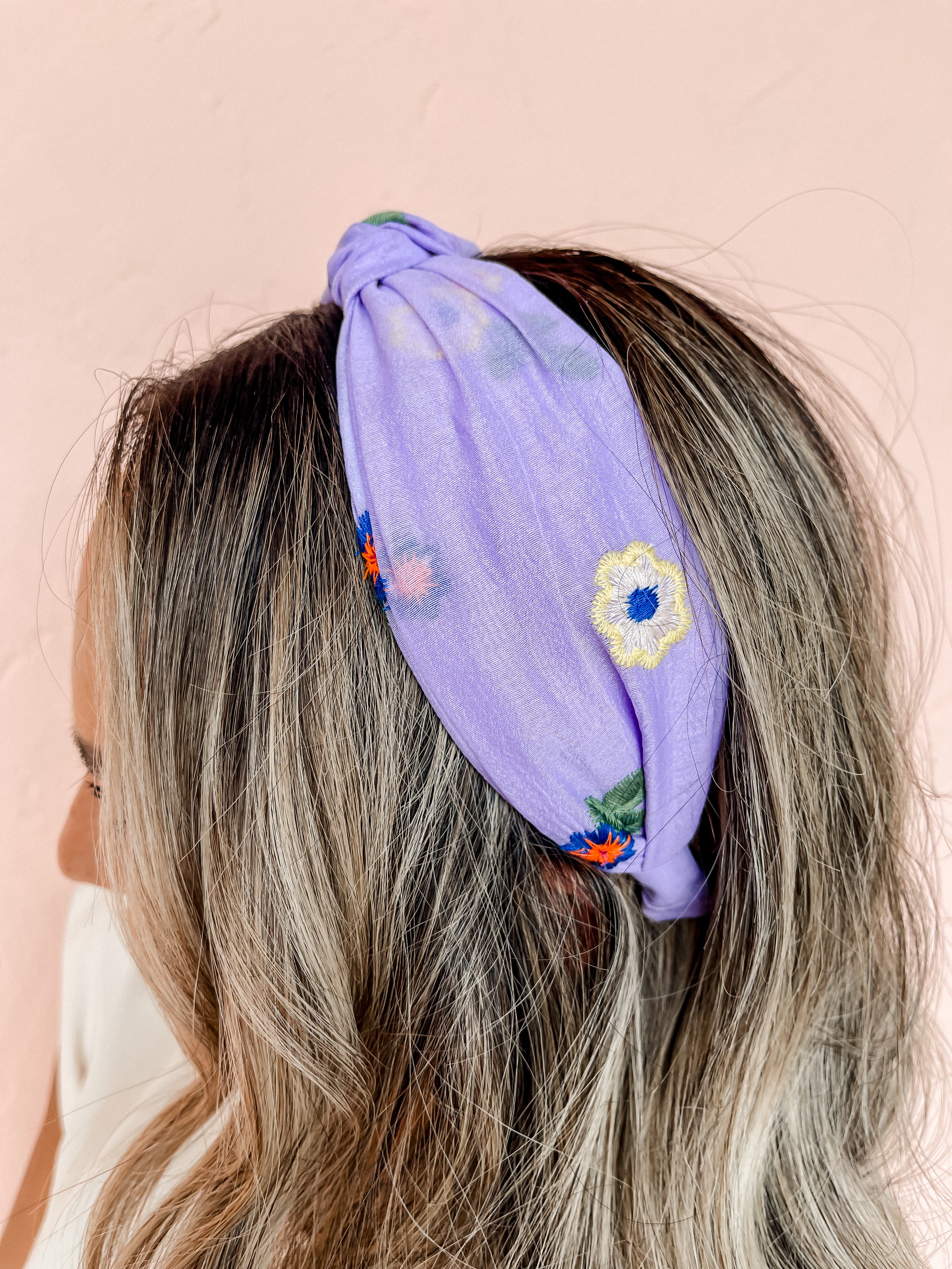 Bloom With A View Headband-Lavender