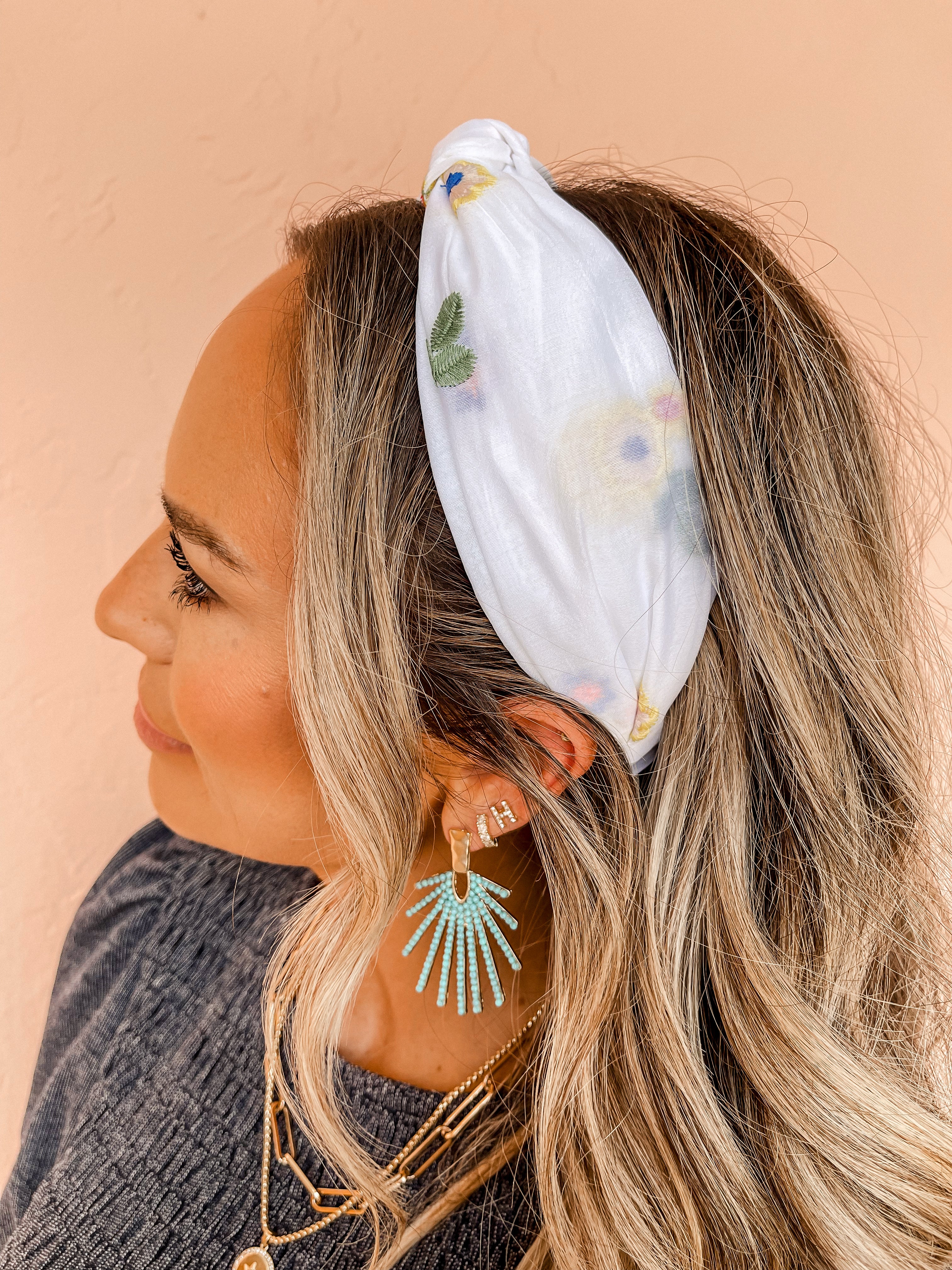 Bloom With A View Headband-White