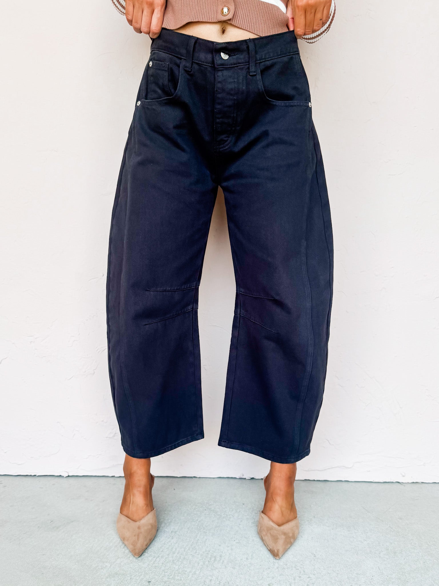 Bonfire Nights Barrel Leg Pants