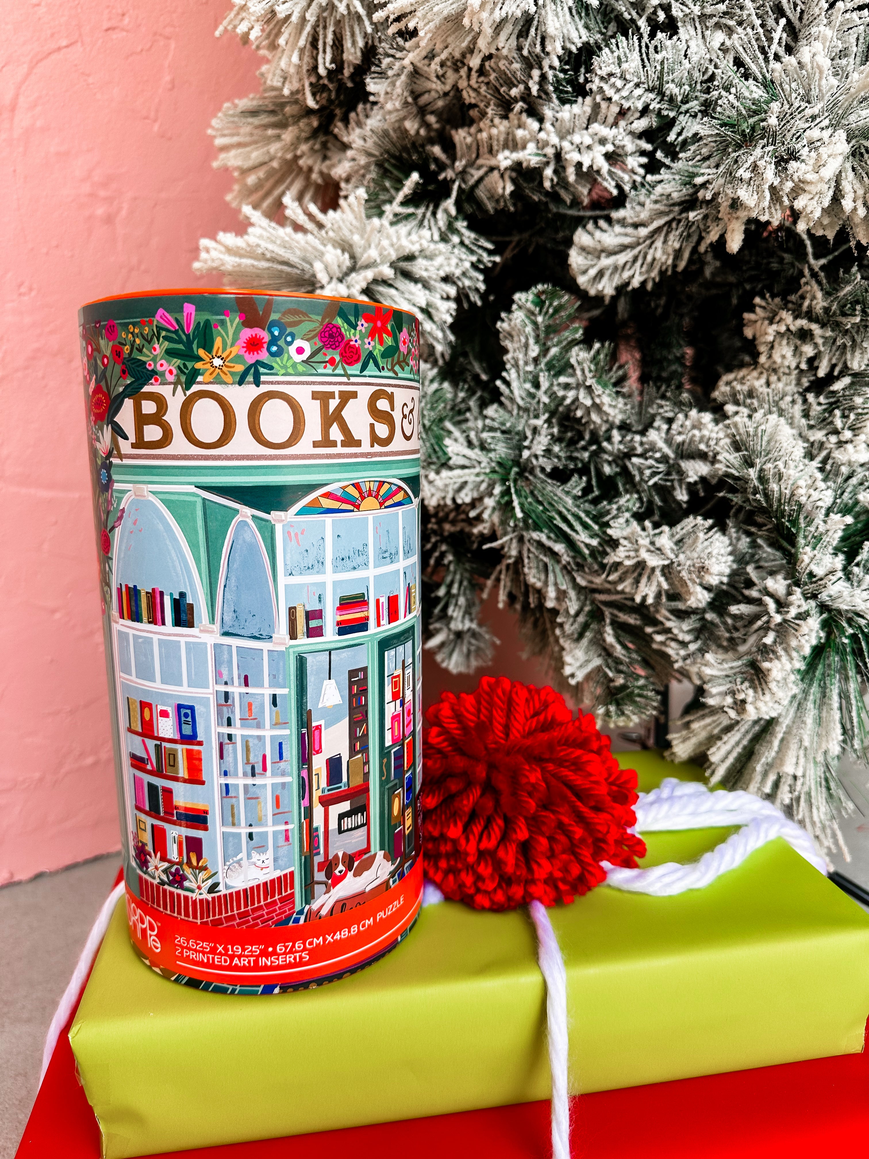 Books And Blooms Jigsaw Puzzle